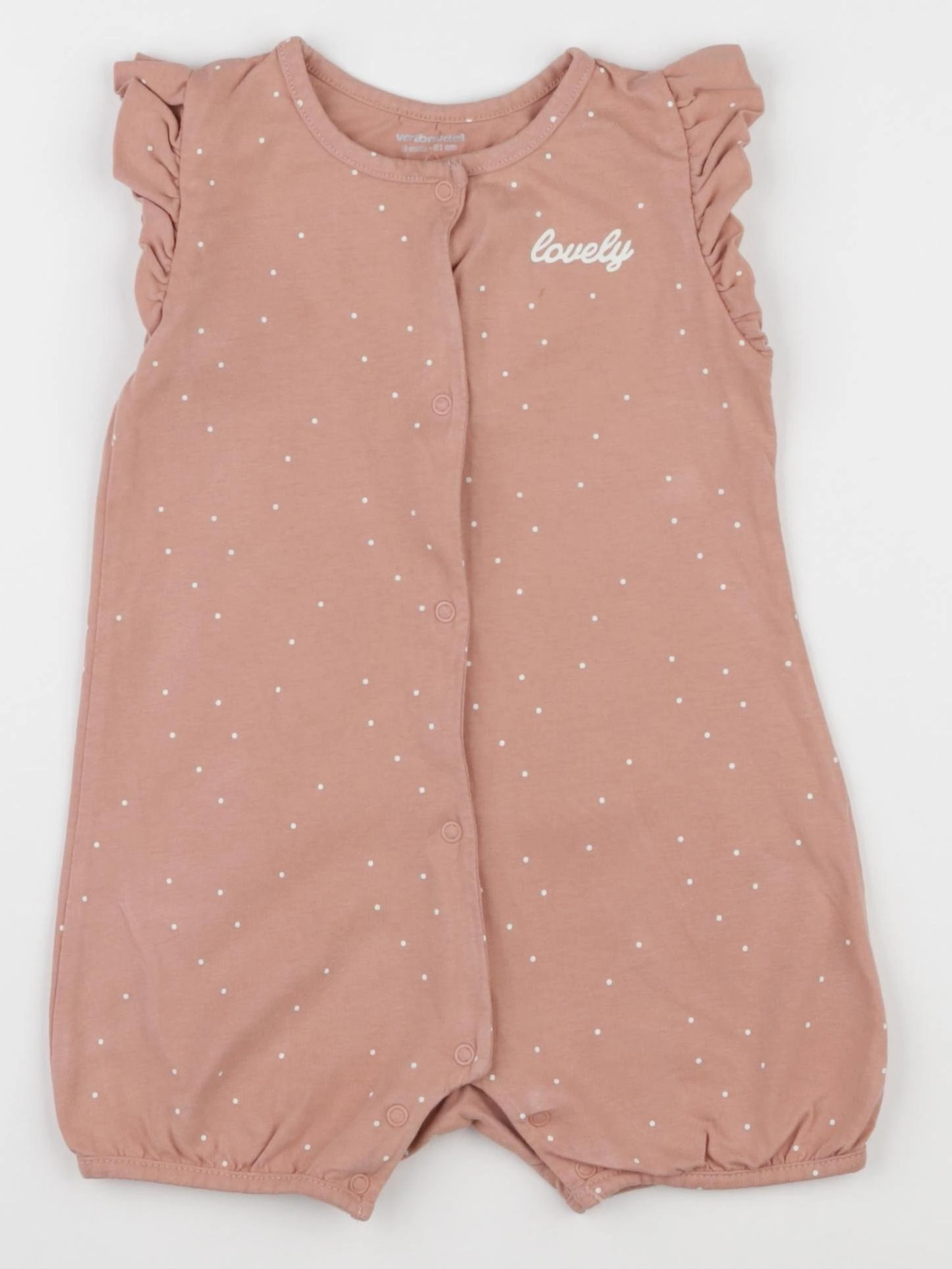 Vertbaudet - pyjama coton rose - 18 mois