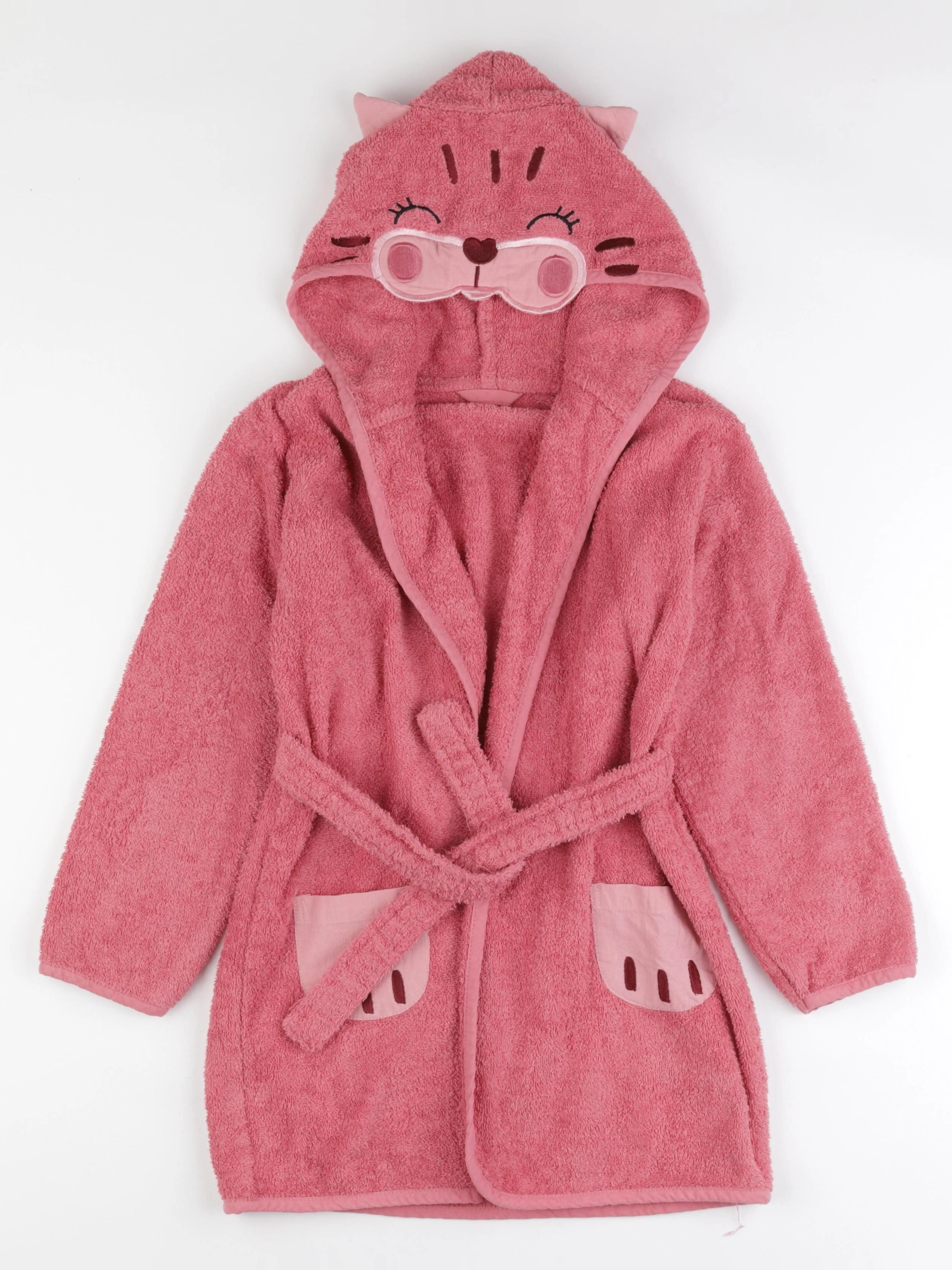 Vertbaudet - peignoir rose - 8 ans