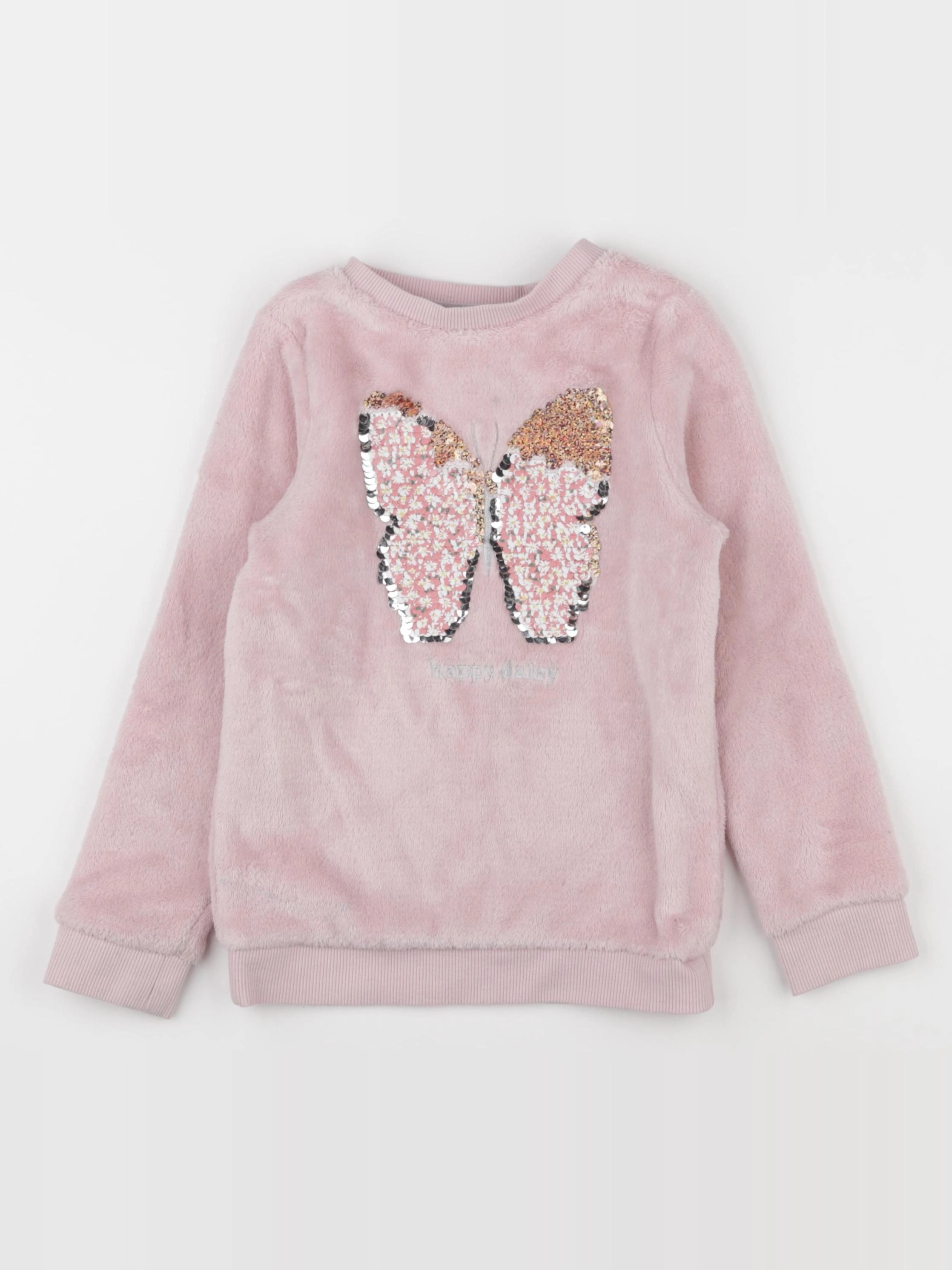 H&M - polaire rose - 5/6 ans