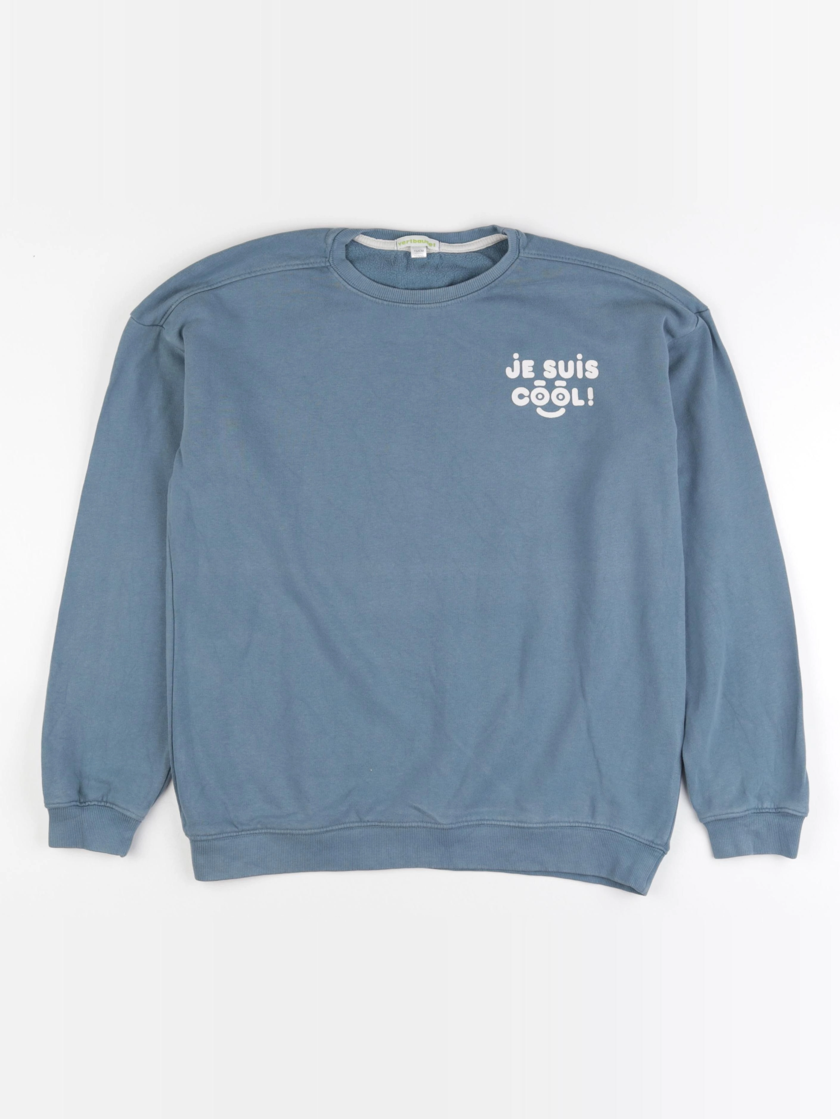 Vertbaudet - sweat bleu - 12 ans