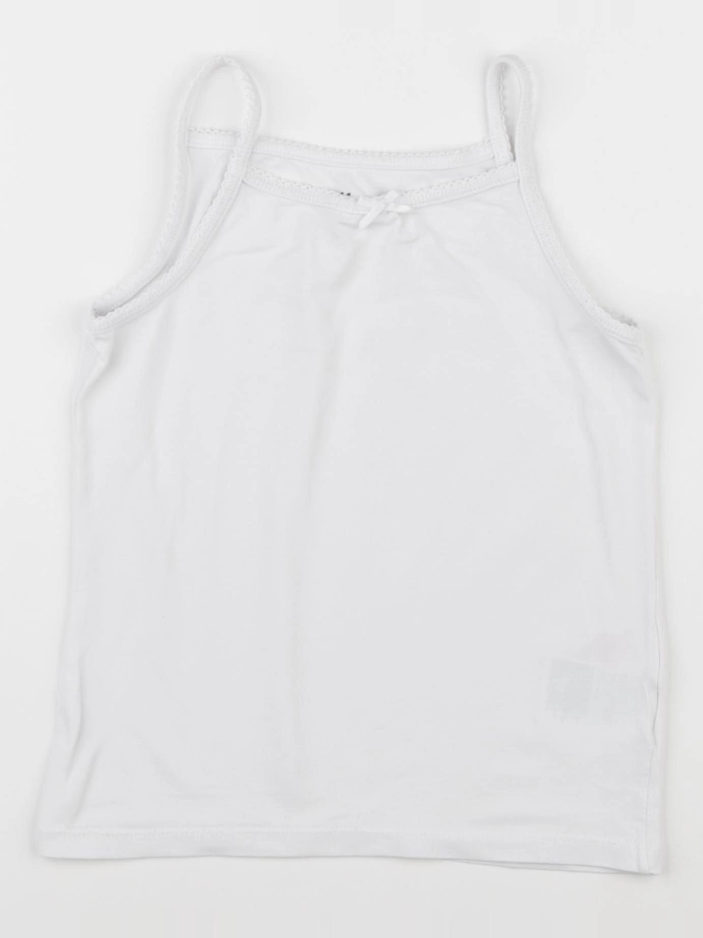 H&M - maillot de corps blanc - 4/6 ans