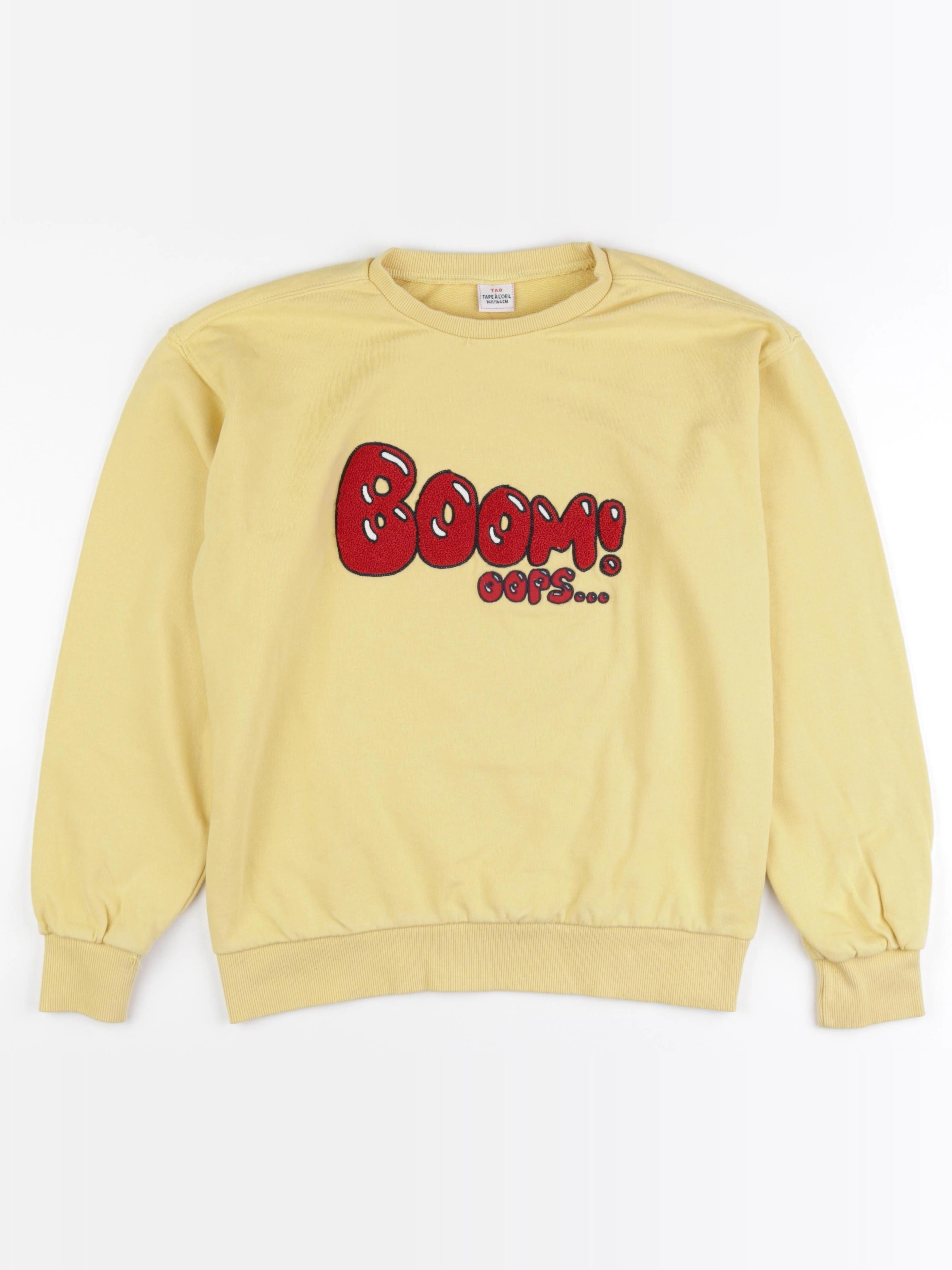 Tape à l'oeil - sweat jaune - 14 ans