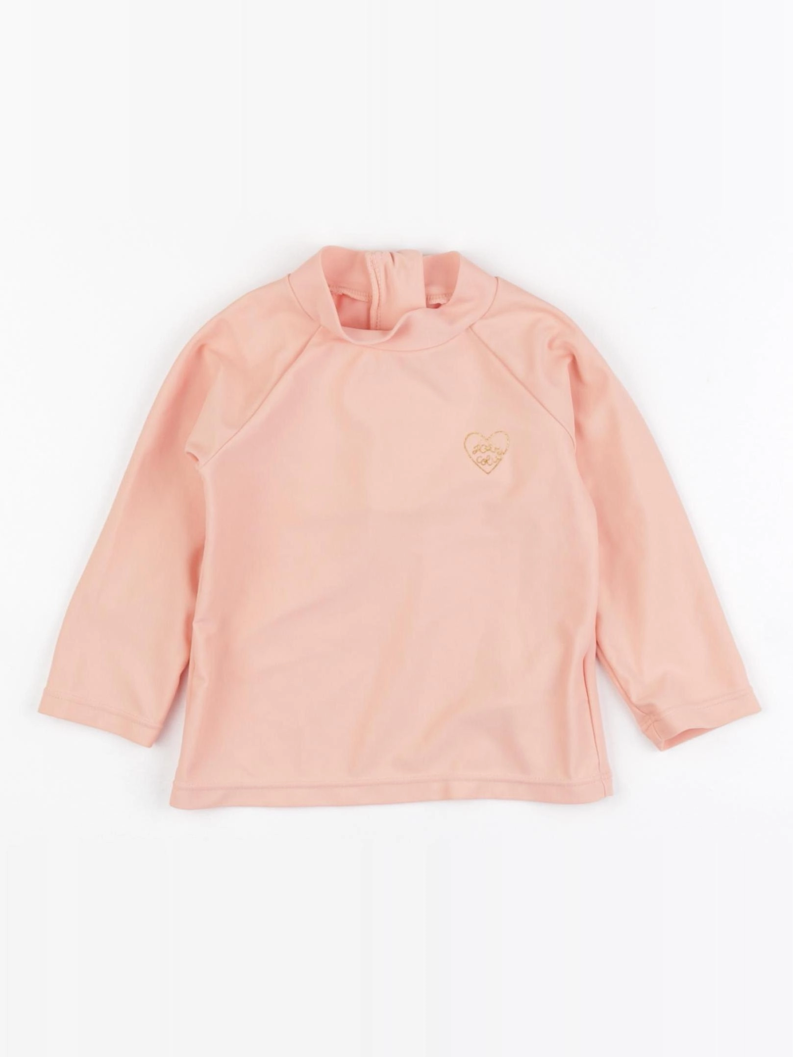 Vertbaudet - tee-shirt de bain rose - 6/9 mois