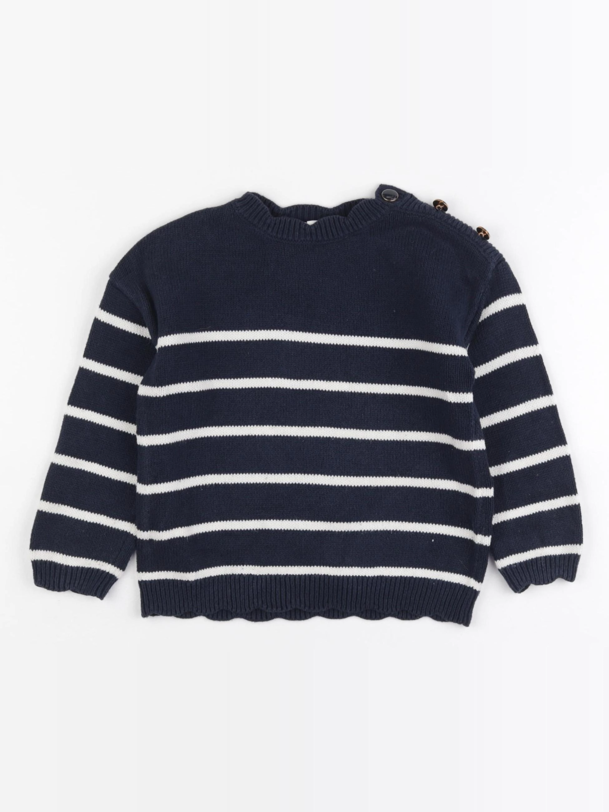 Vertbaudet - pull bleu - 4 ans