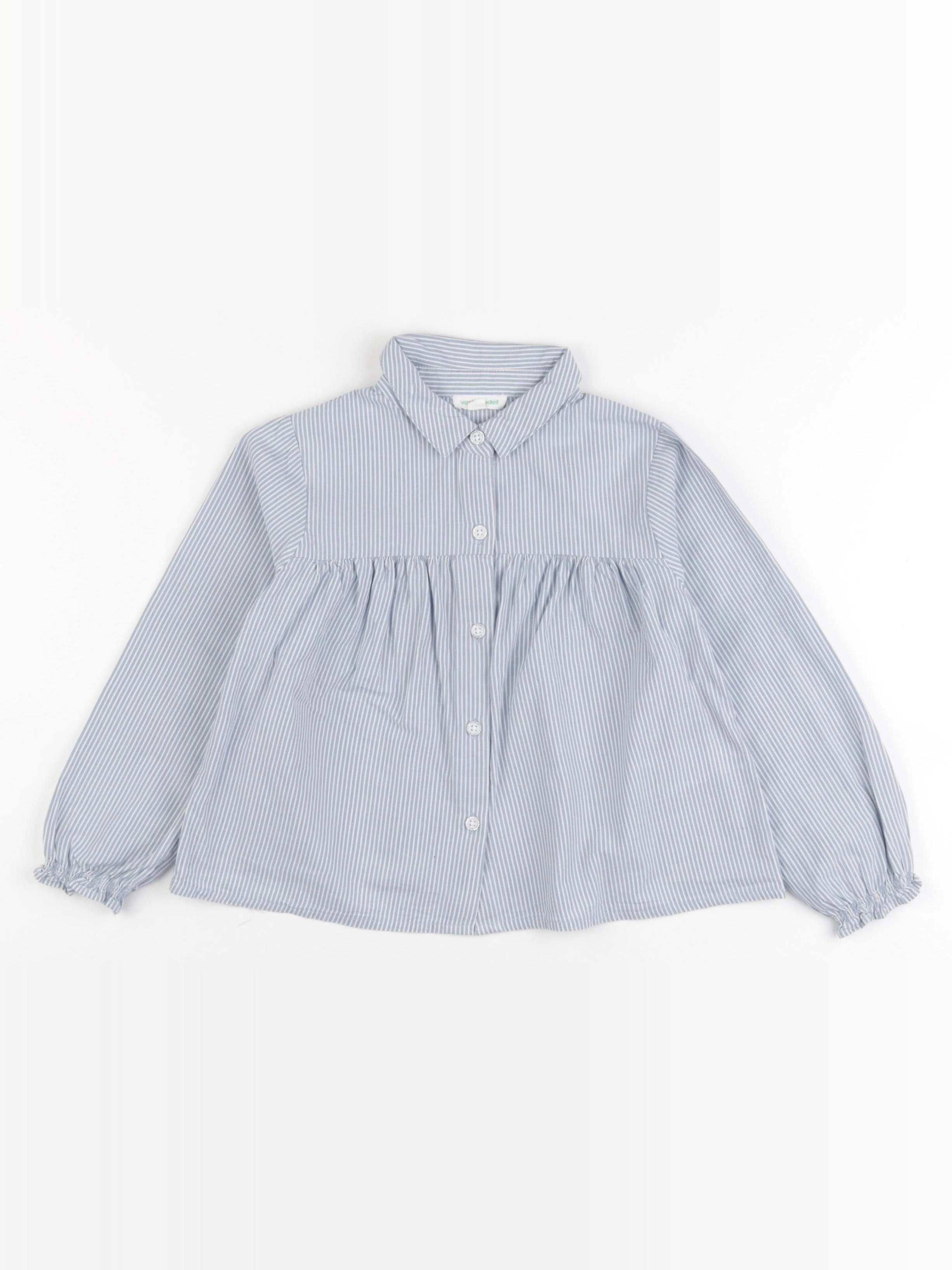 Vertbaudet - chemise bleu - 5 ans