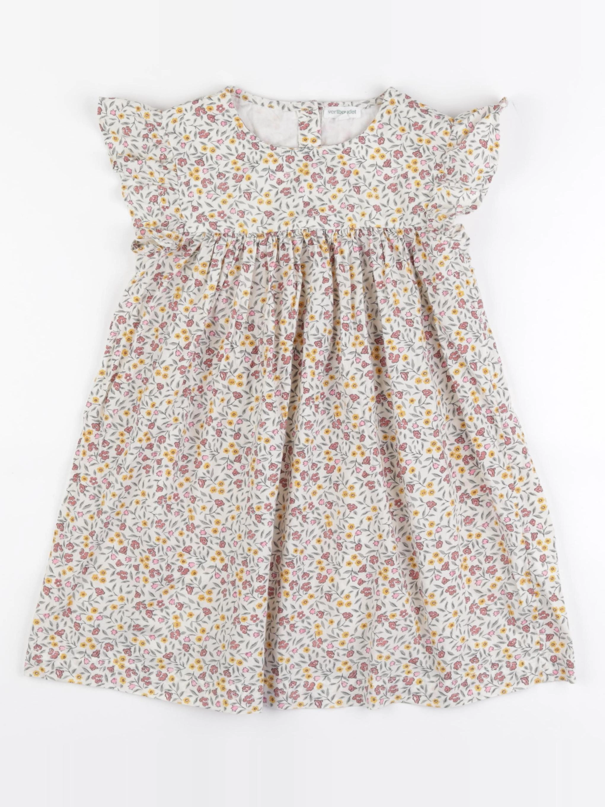 Vertbaudet - robe multicolore - 5 ans