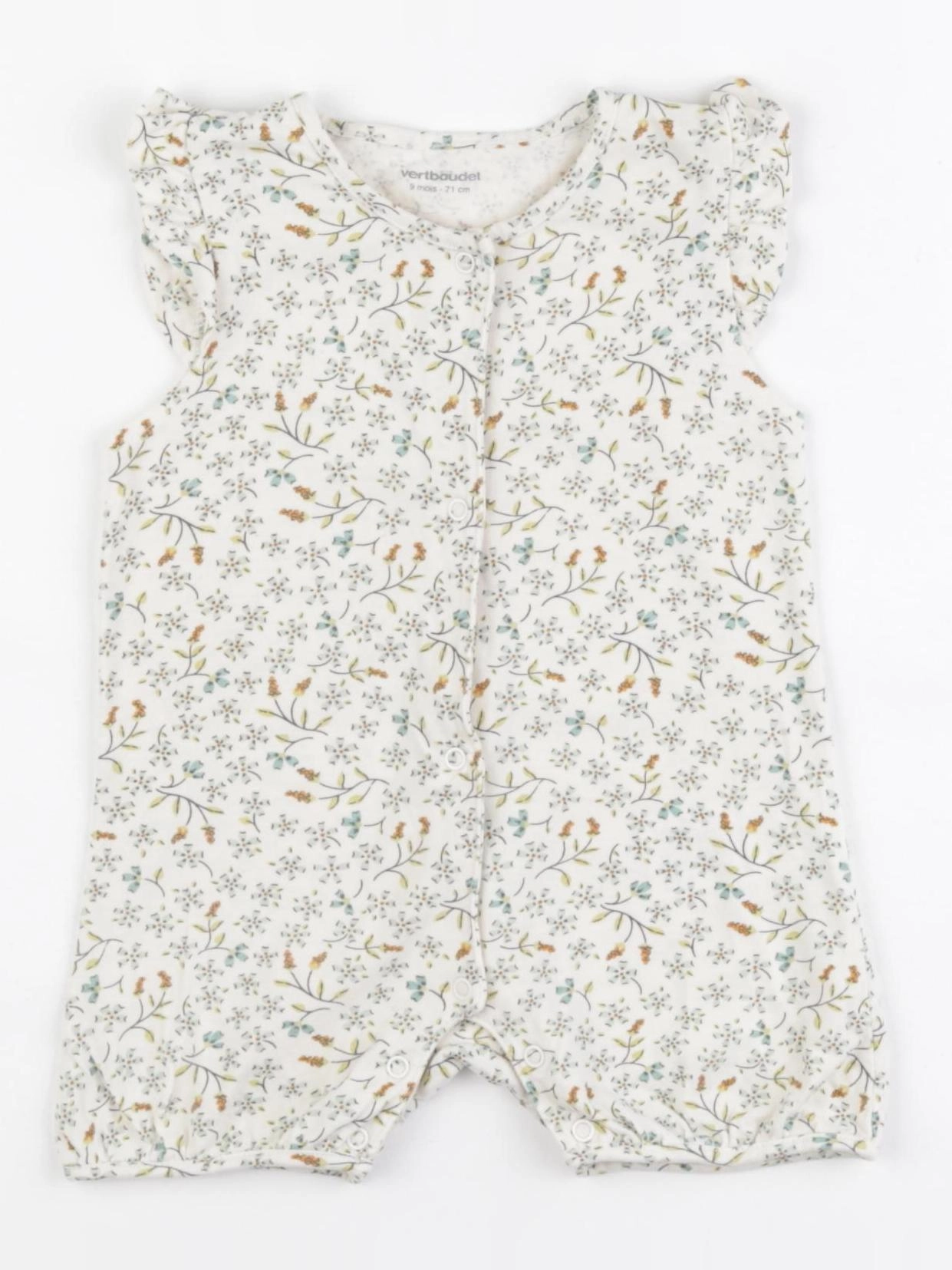 Vertbaudet - pyjama coton multicolore - 9 mois