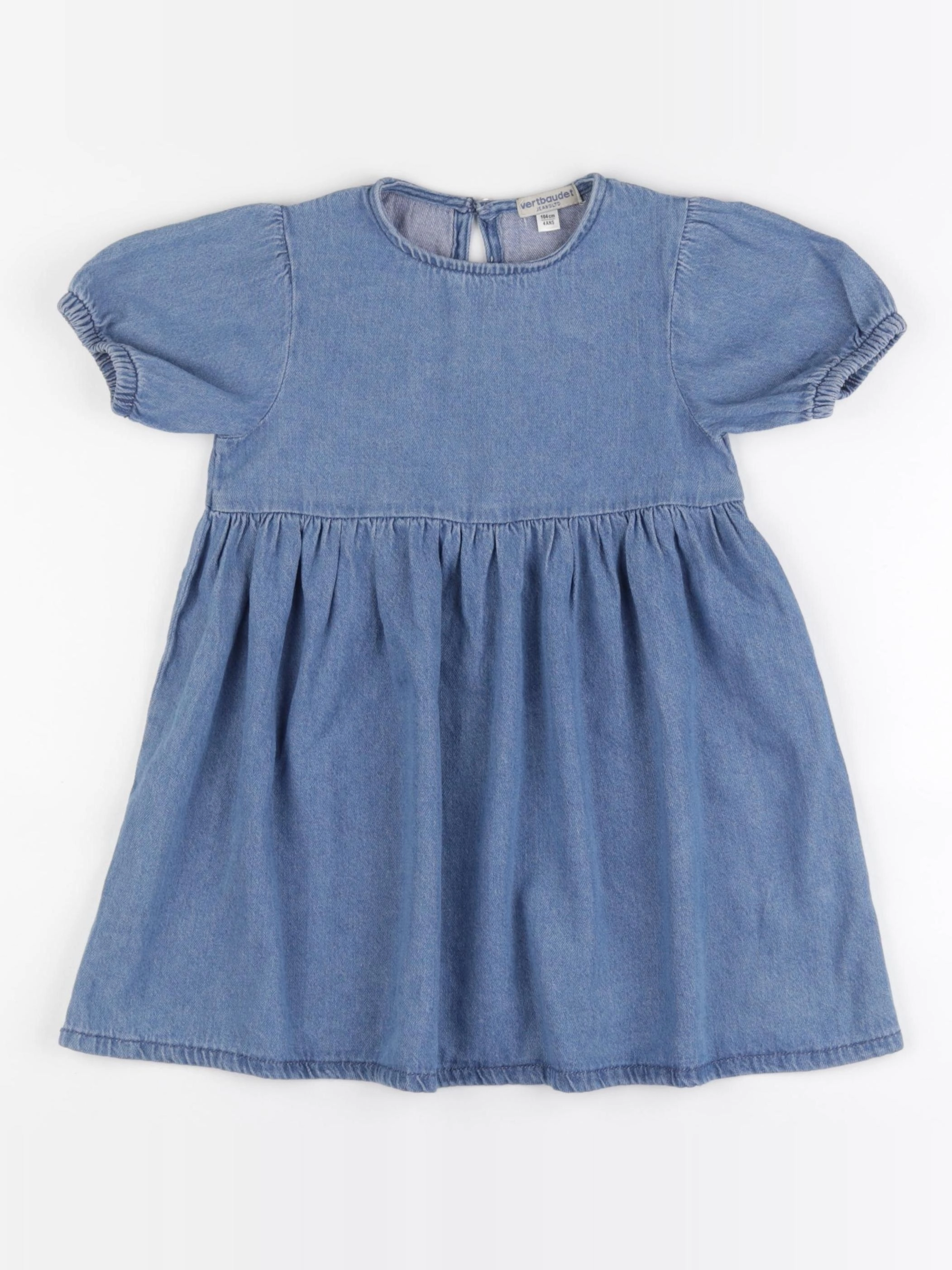 Vertbaudet - robe bleu - 4 ans