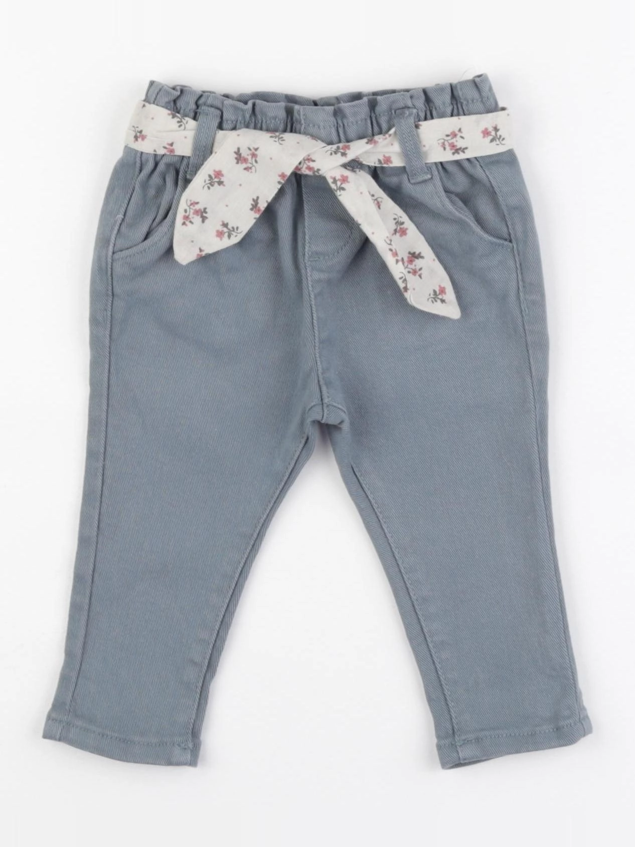 Vertbaudet - jean bleu - 6 mois