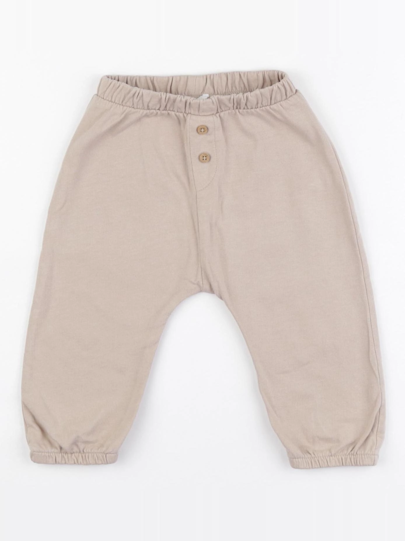 Vertbaudet - jogging beige - 6 mois
