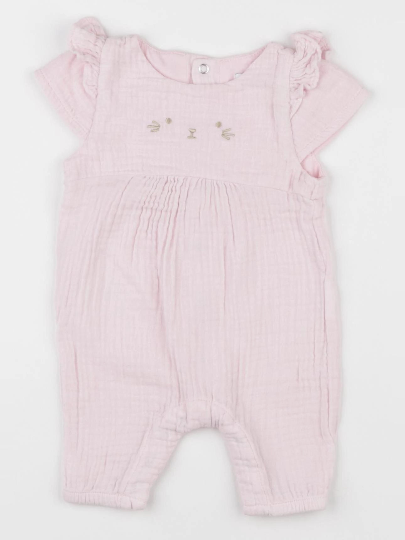 Vertbaudet - combinaison rose - 0 mois