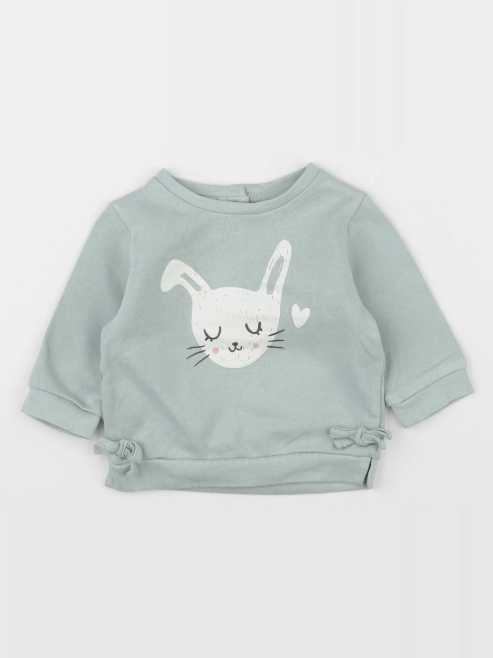 Vertbaudet - sweat vert - 3 mois