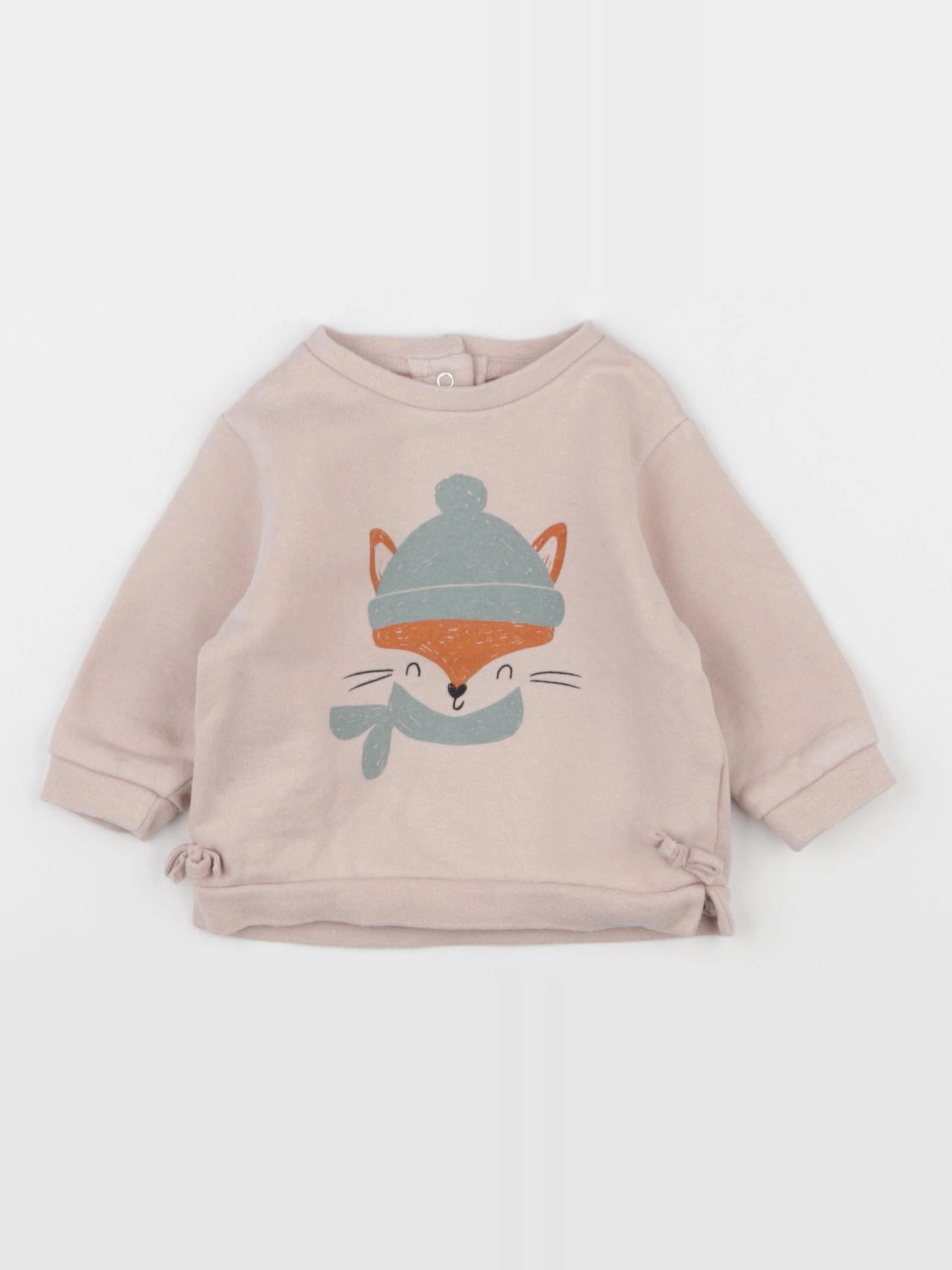 Vertbaudet - sweat rose - 3 mois