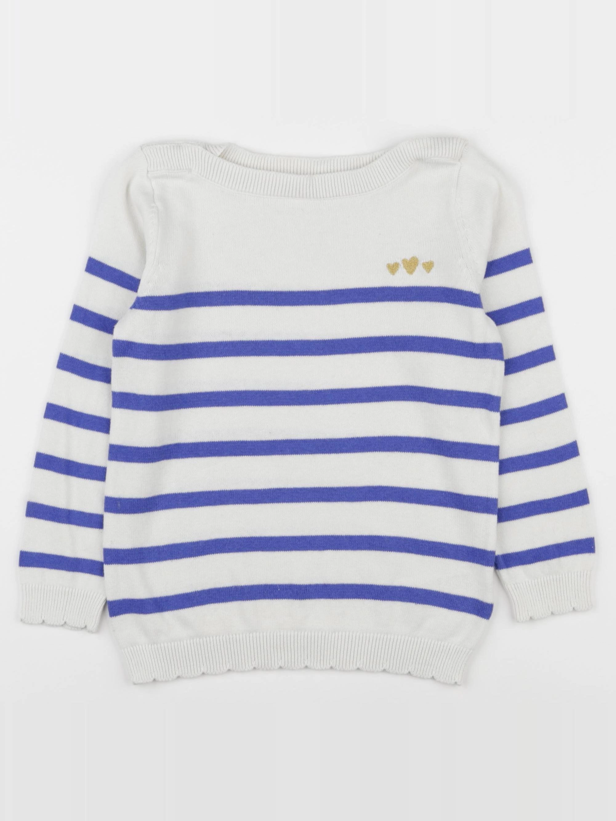 Vertbaudet - pull bleu - 6 ans