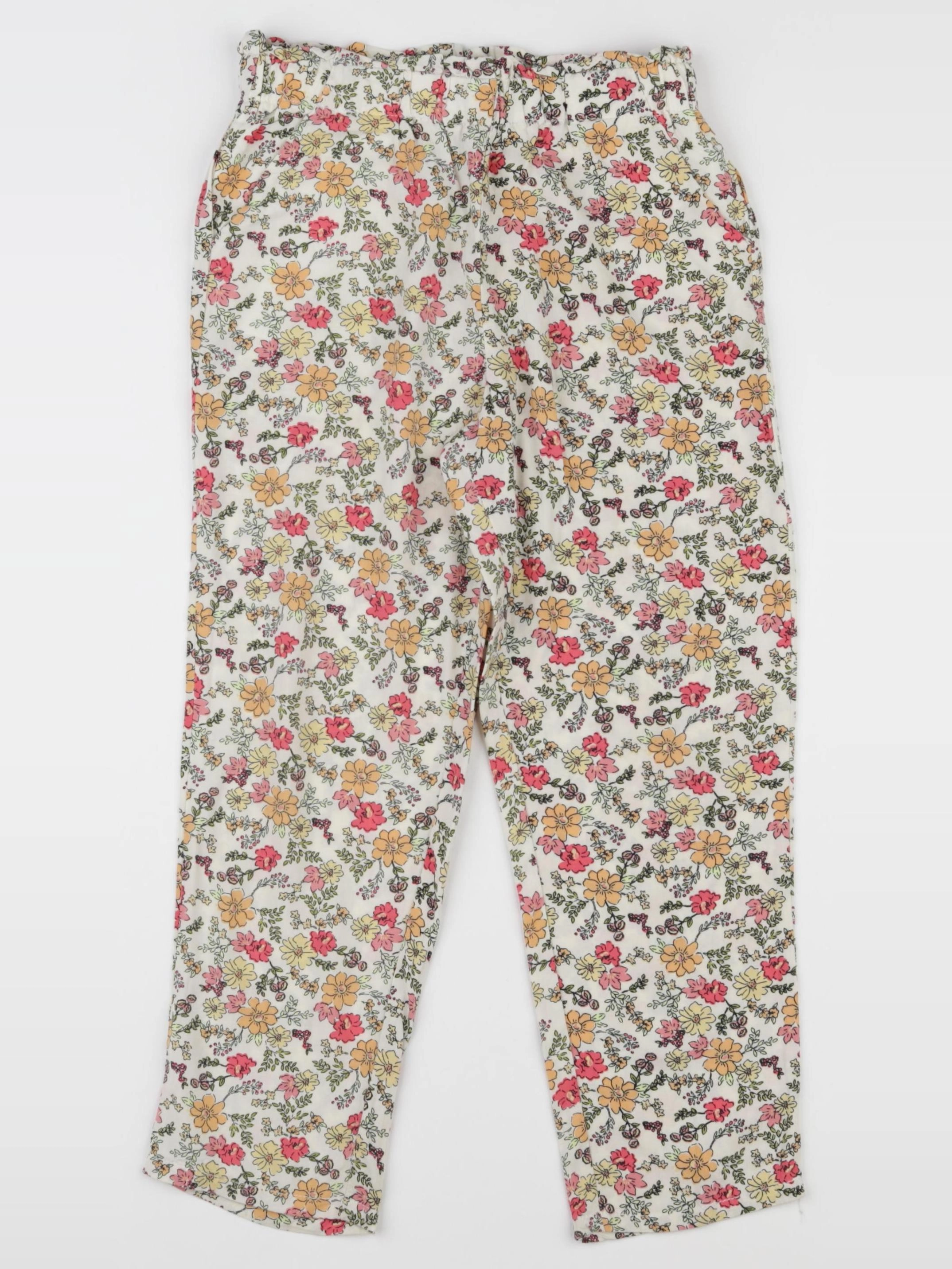 Vertbaudet - pantalon multicolore - 7 ans