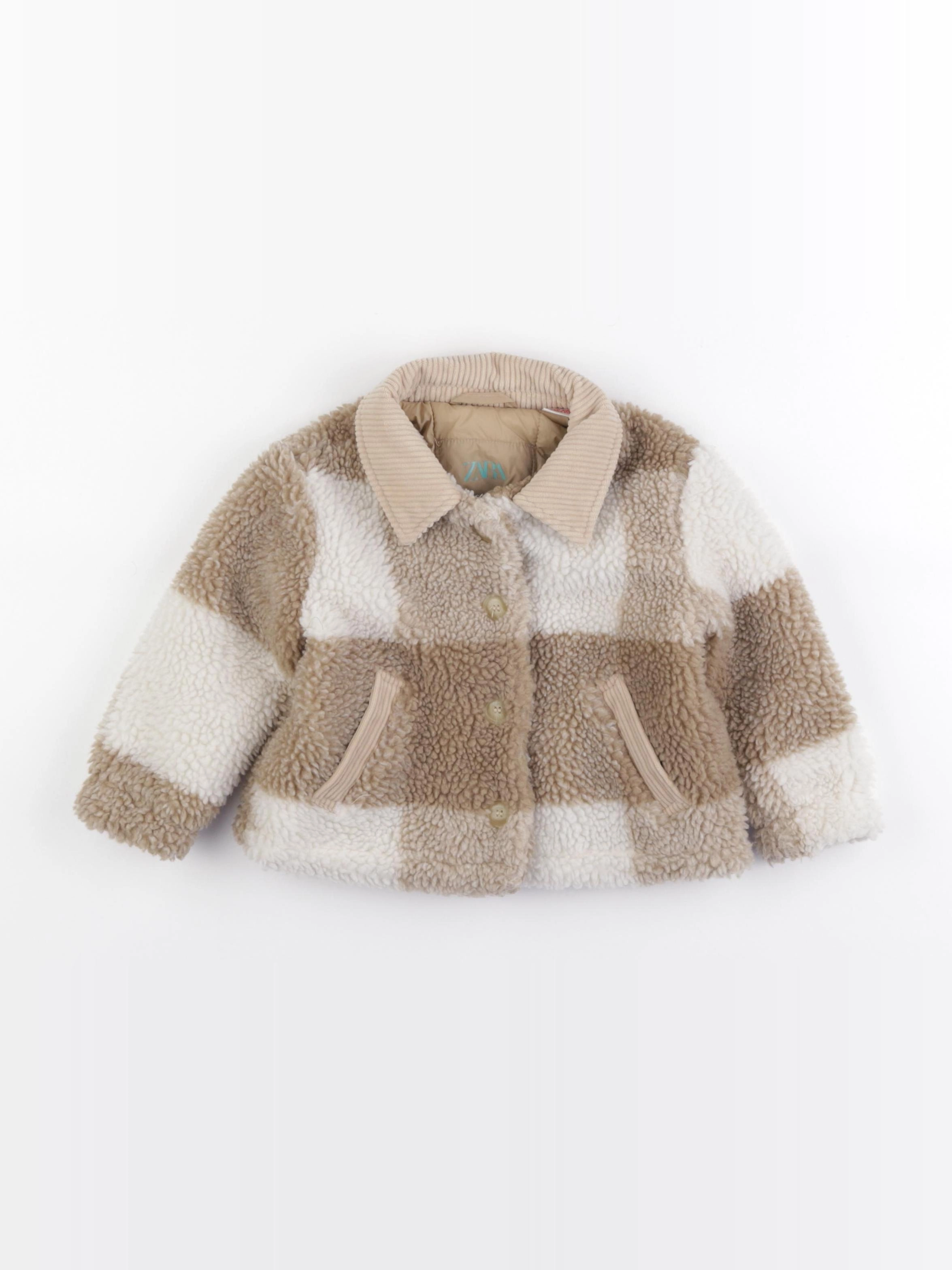 Zara - veste beige, marron - 12/9 mois