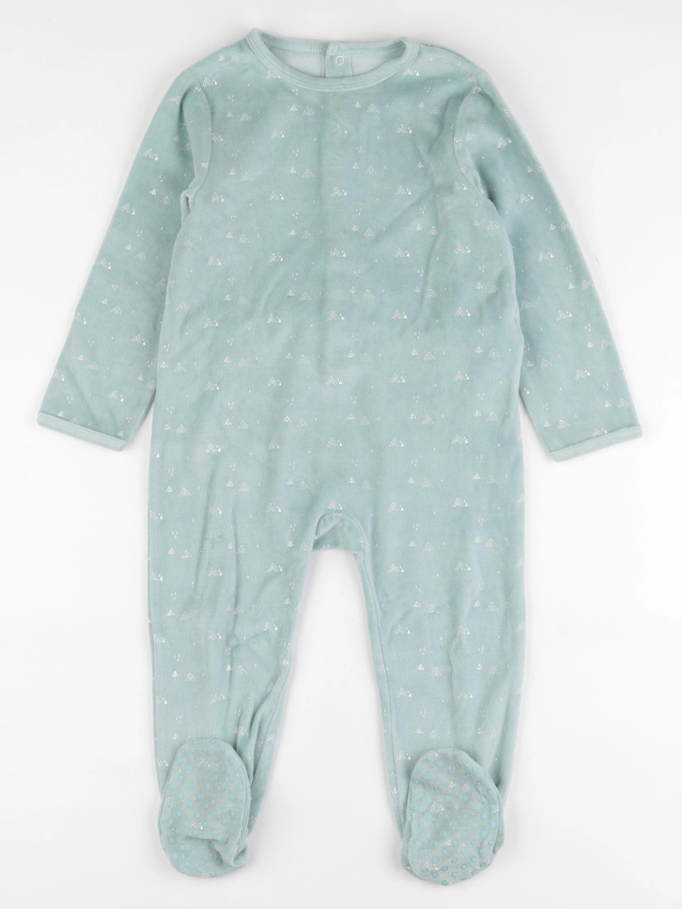La Redoute - pyjama velours vert - 2 ans