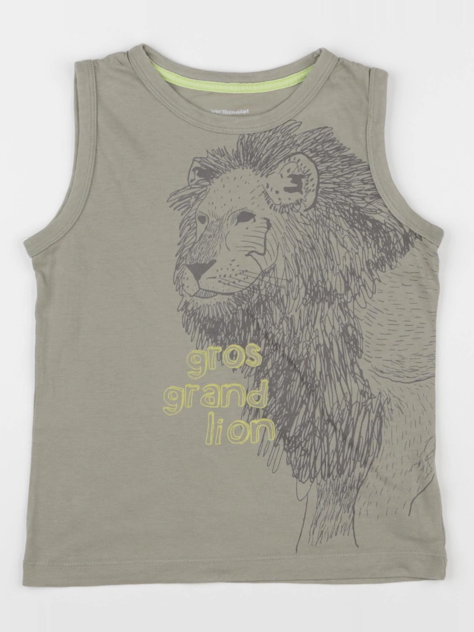 Vertbaudet - débardeur vert - 6 ans