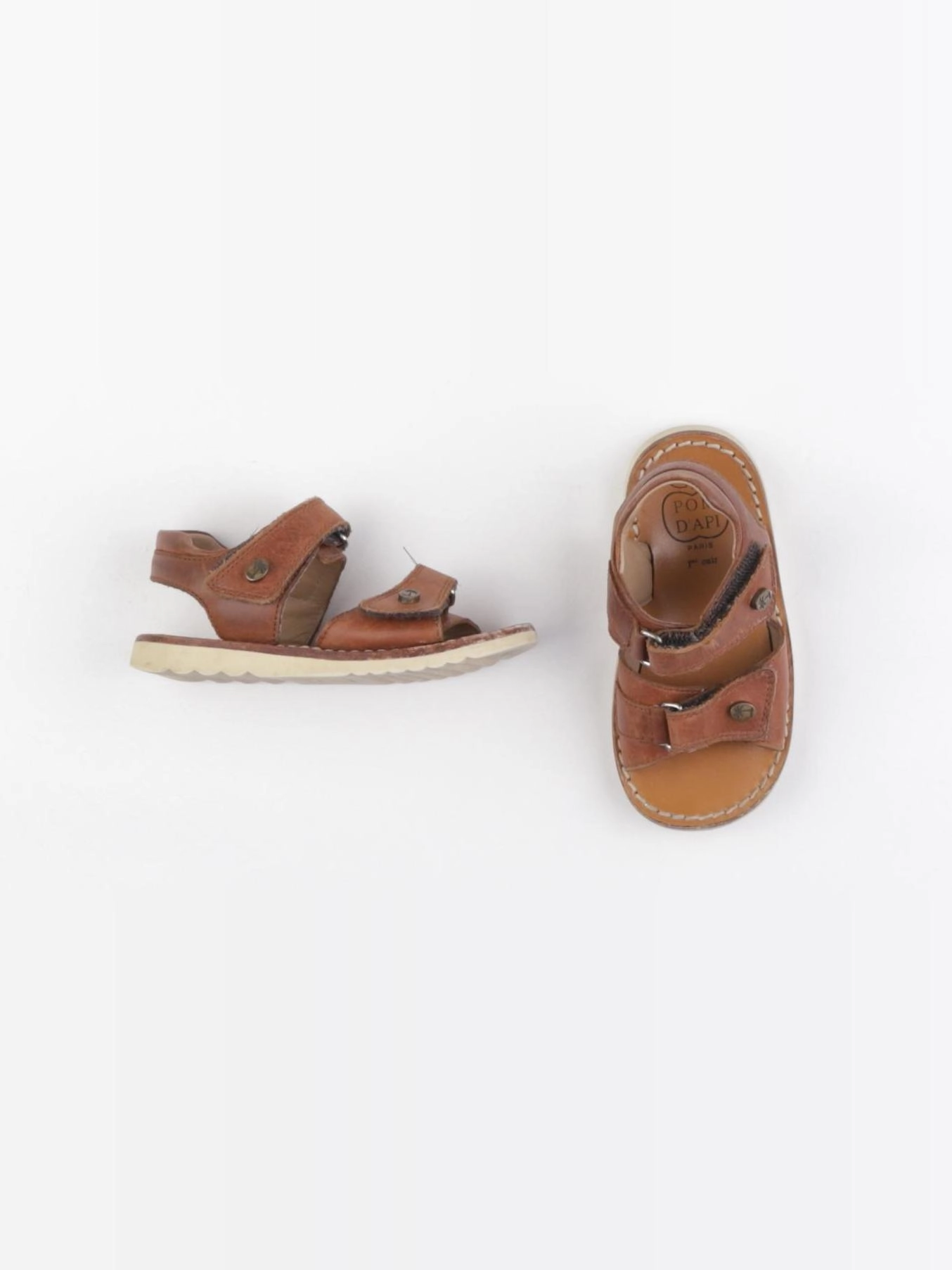 Pom d'Api - sandales marron - pointure 23