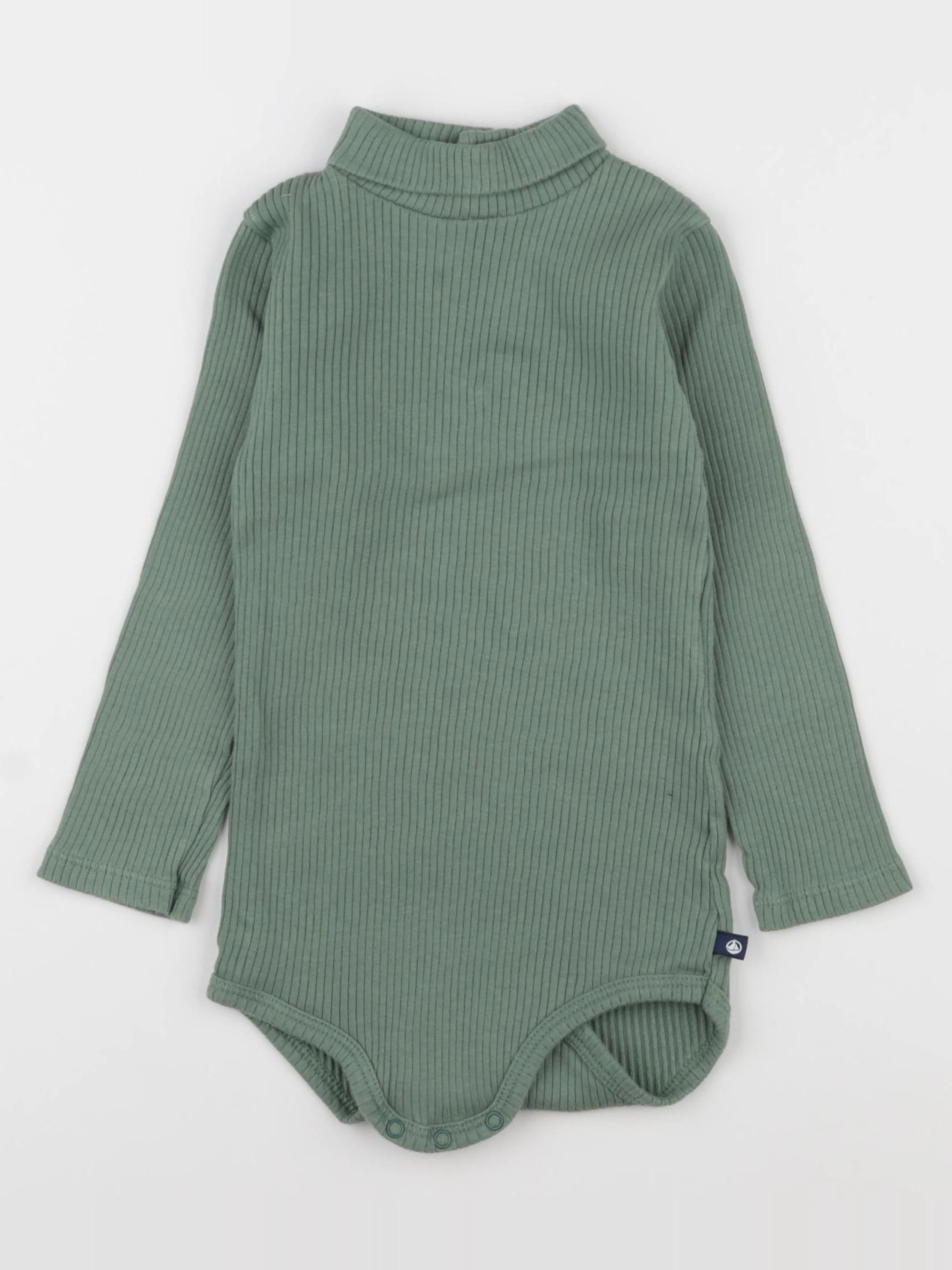 Petit Bateau - body à col vert - 24 mois
