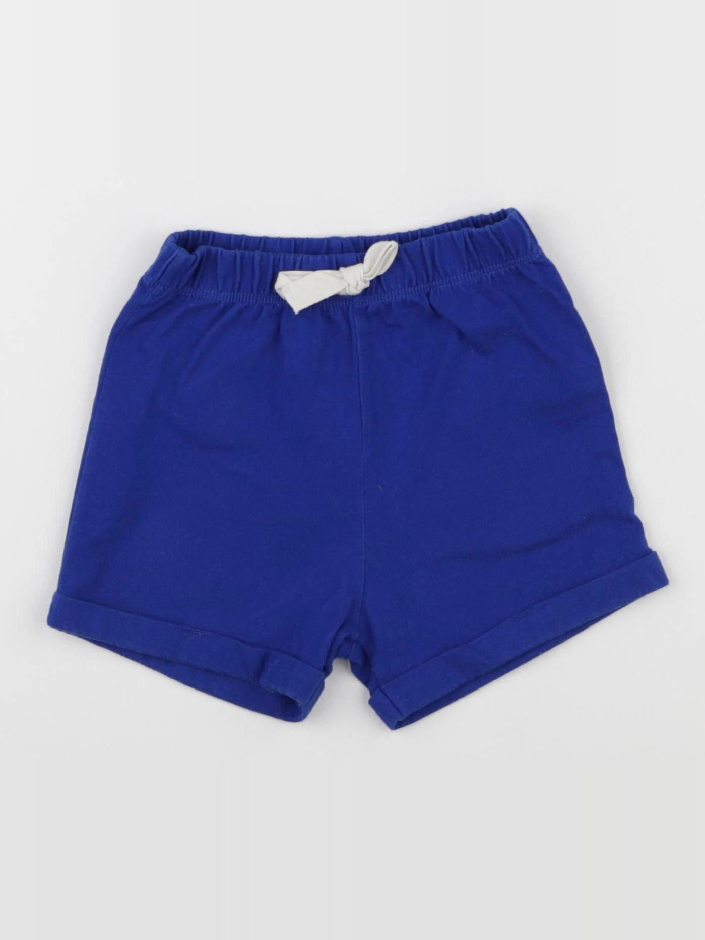 Petit Bateau - short bleu - 24 mois