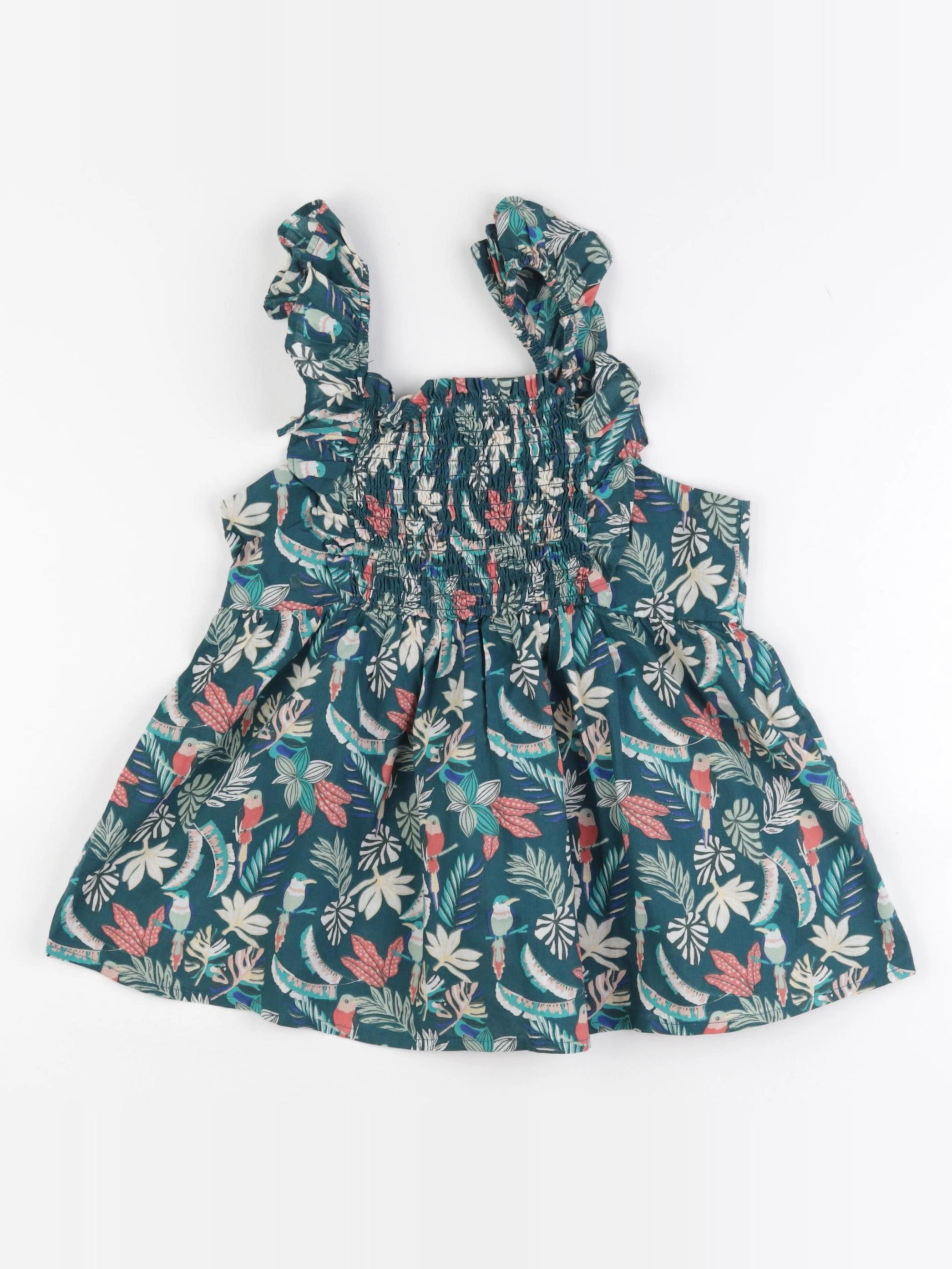 Vertbaudet - blouse vert - 9 ans