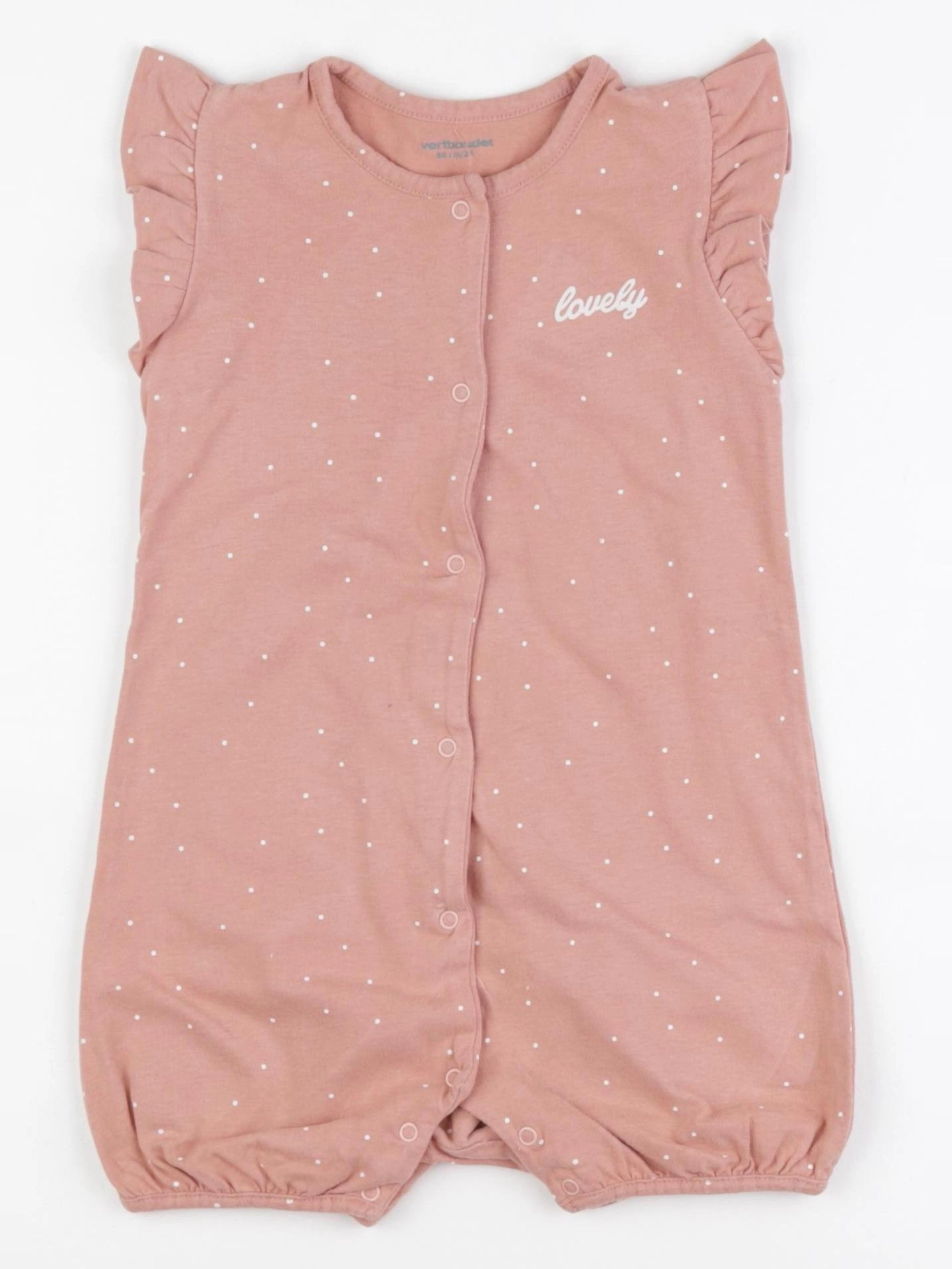 Vertbaudet - pyjama coton rose - 2 ans