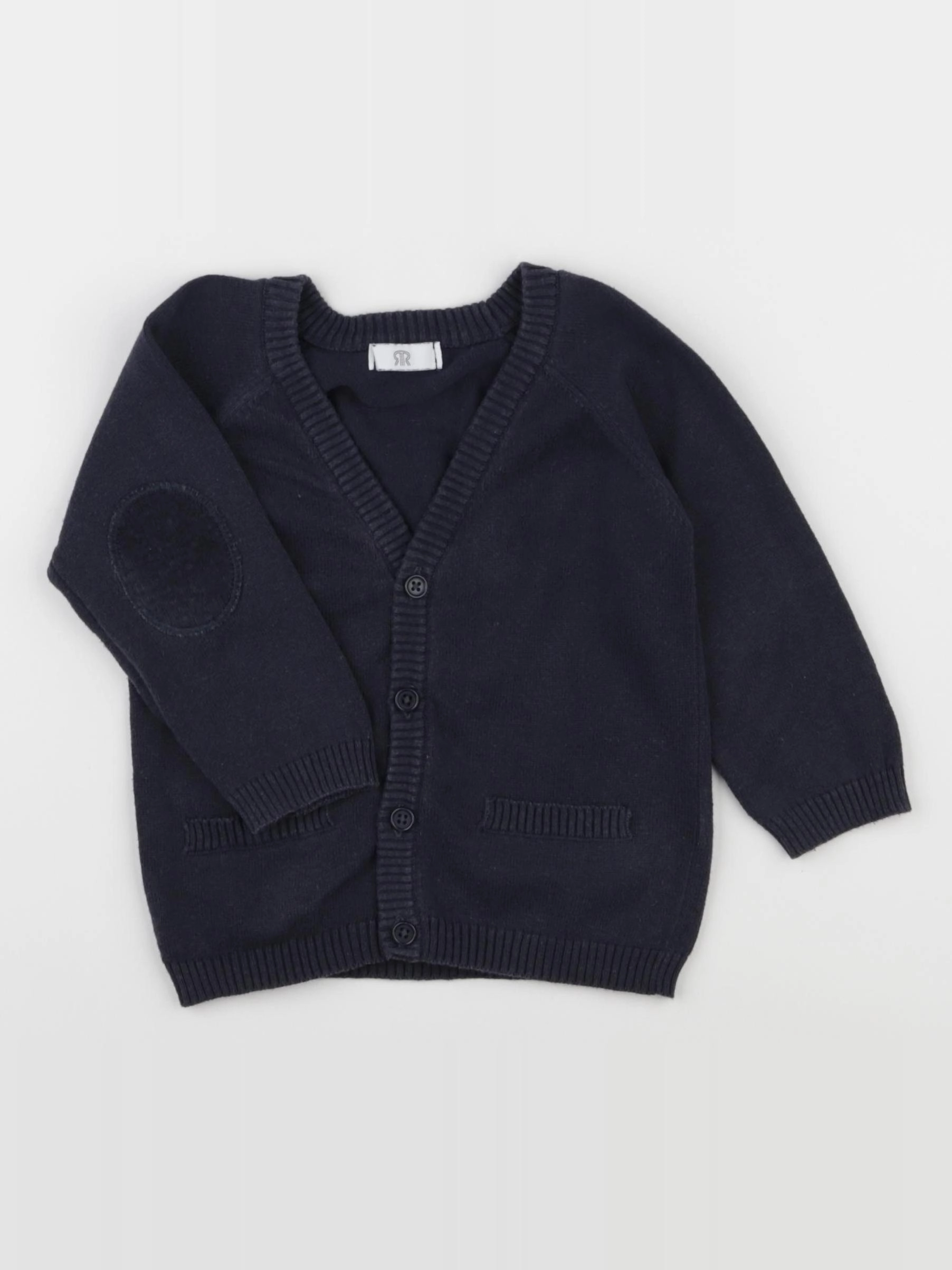 La Redoute - gilet bleu - 12 mois