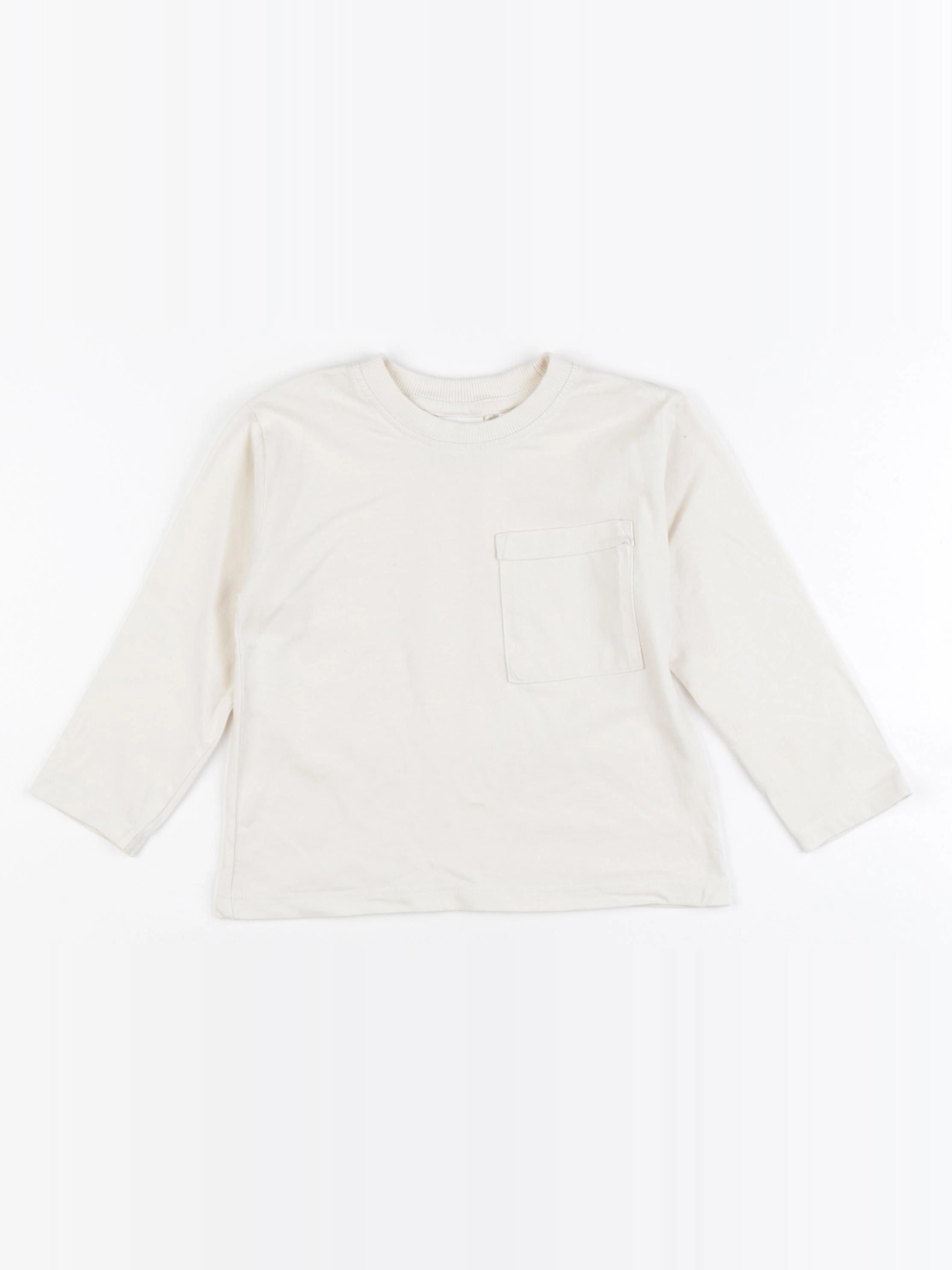 Zara - tee-shirt beige - 12/18 mois