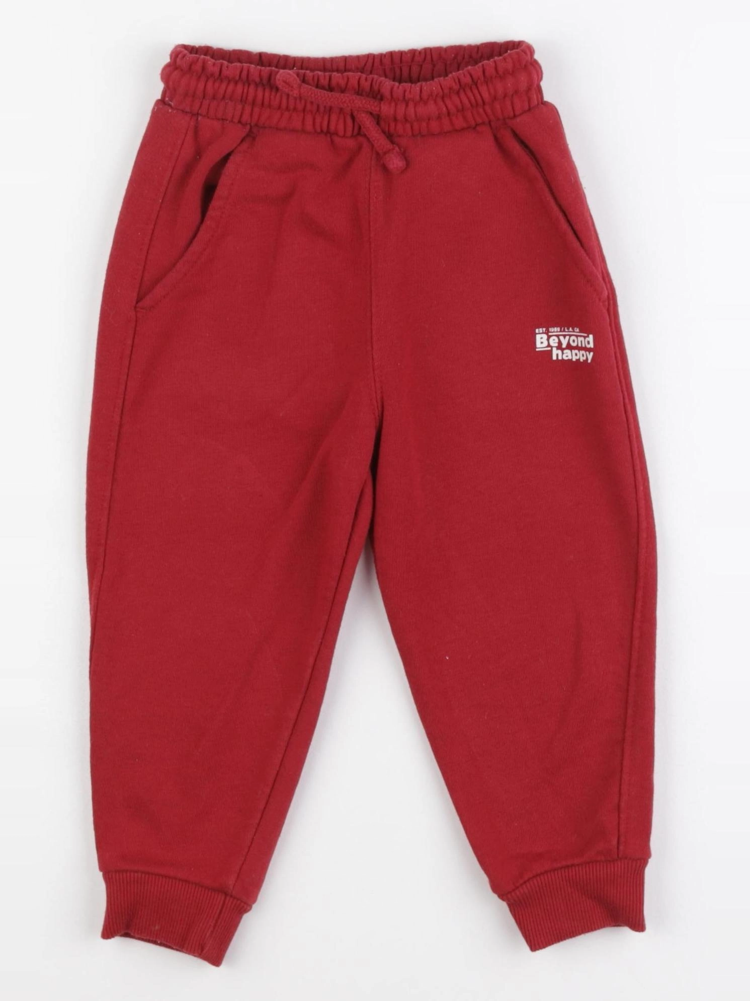 Zara - jogging rouge - 18/24 mois