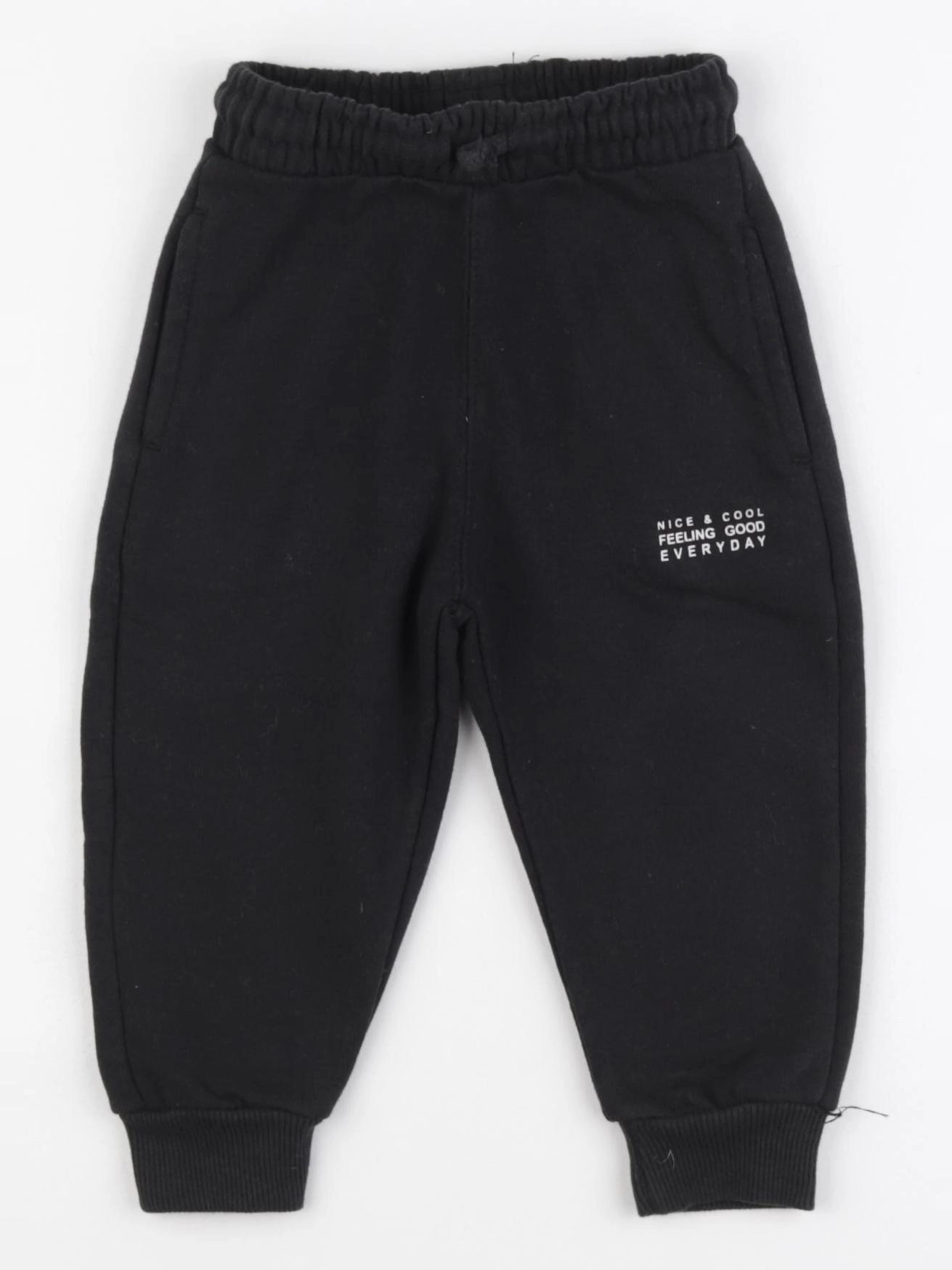 Zara - jogging noir - 12/18 mois