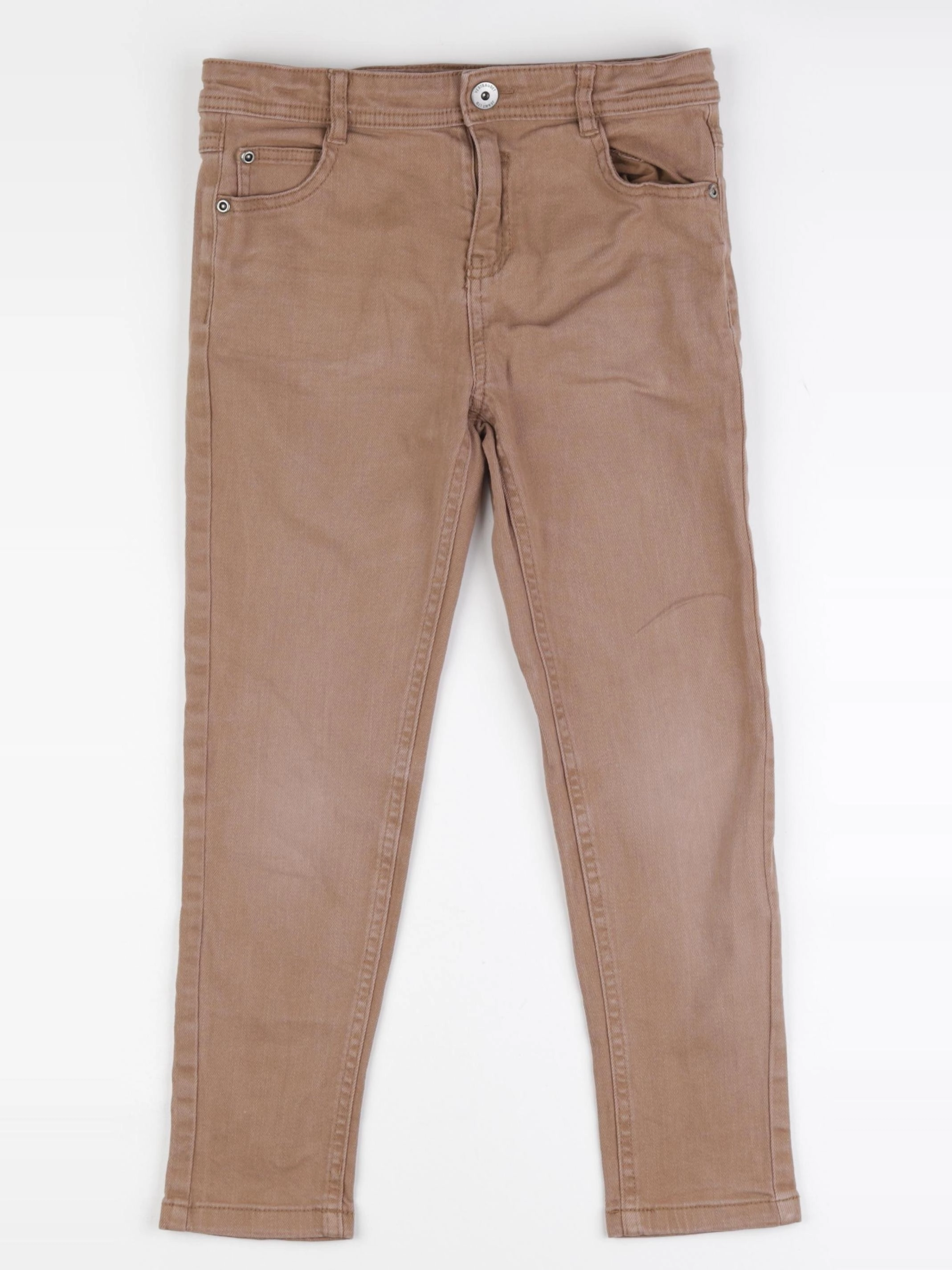 Vertbaudet - jean marron - 7 ans