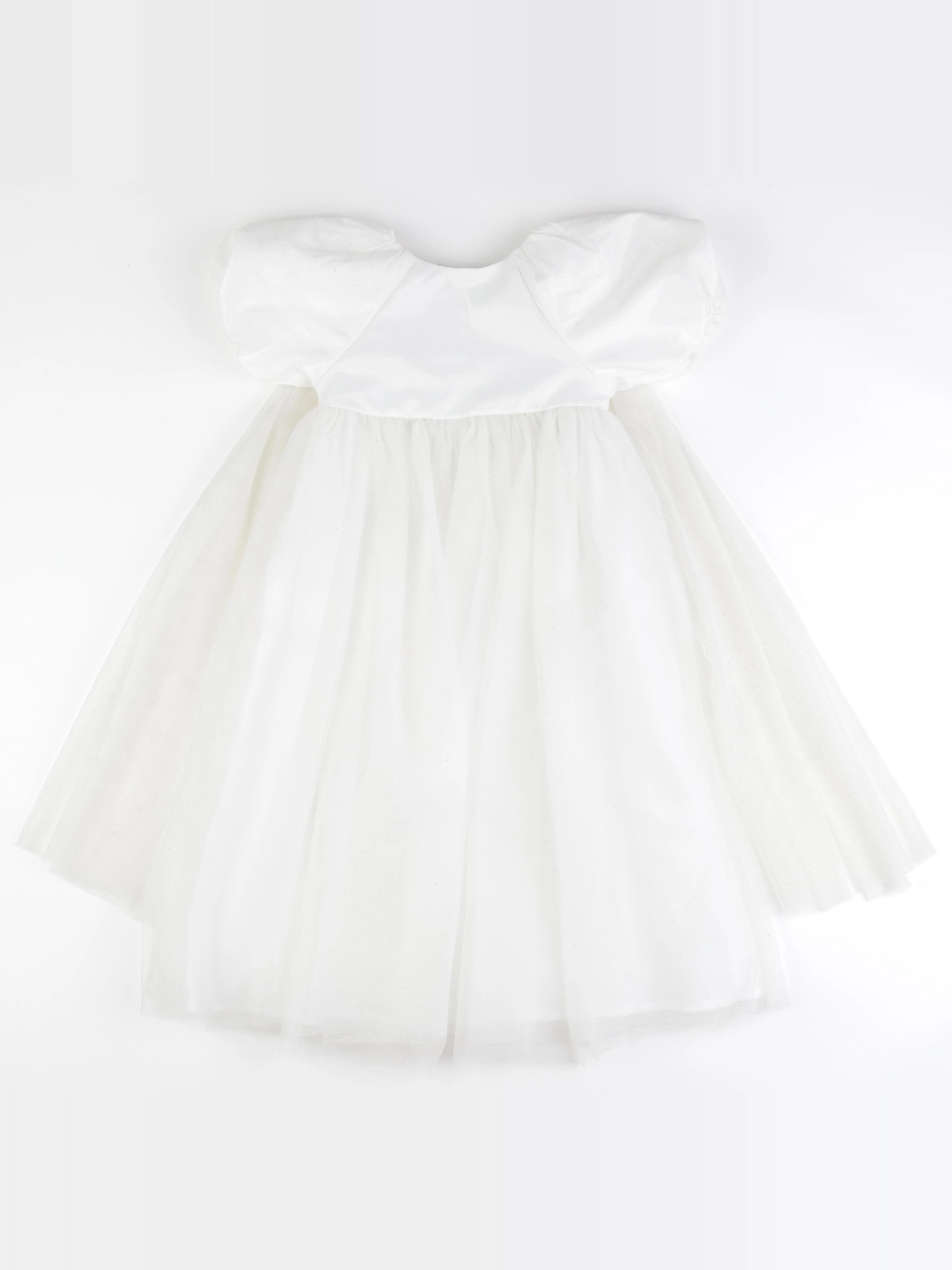 Jacadi - robe or, blanc - 3/5 ans
