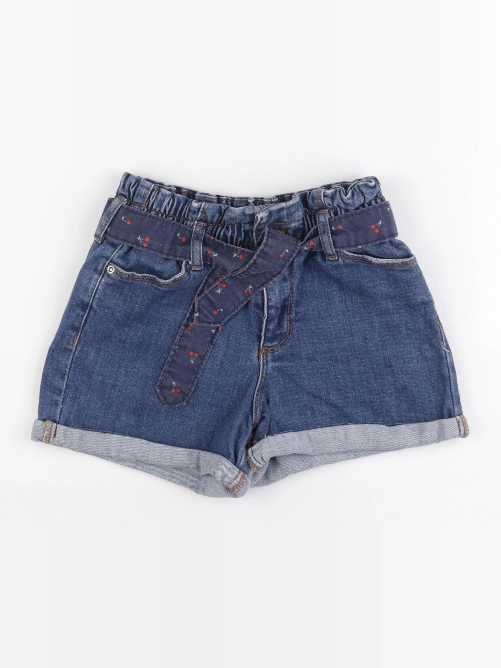 Vertbaudet - short bleu - 7 ans