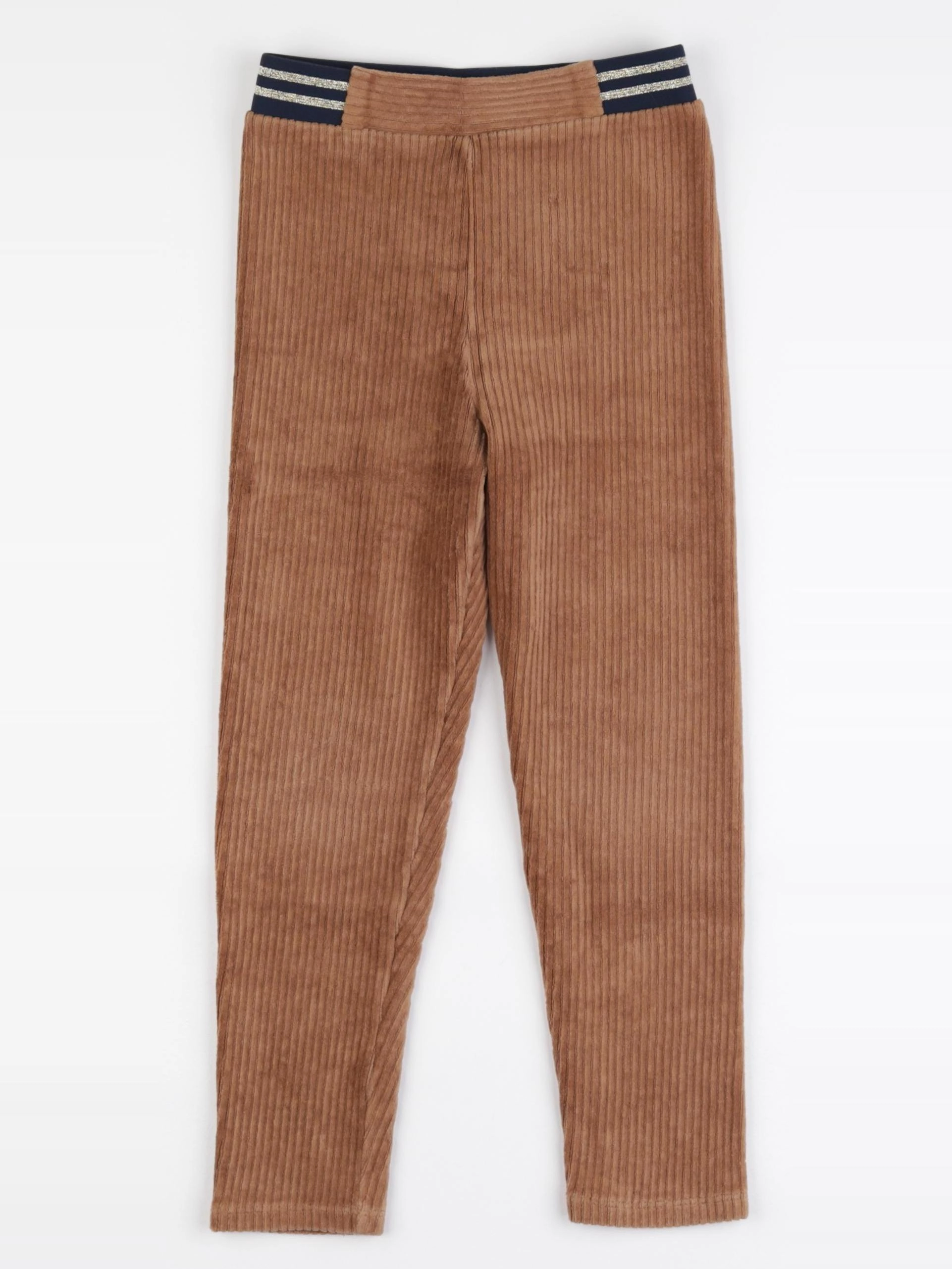 Vertbaudet - pantalon marron, or - 6 ans
