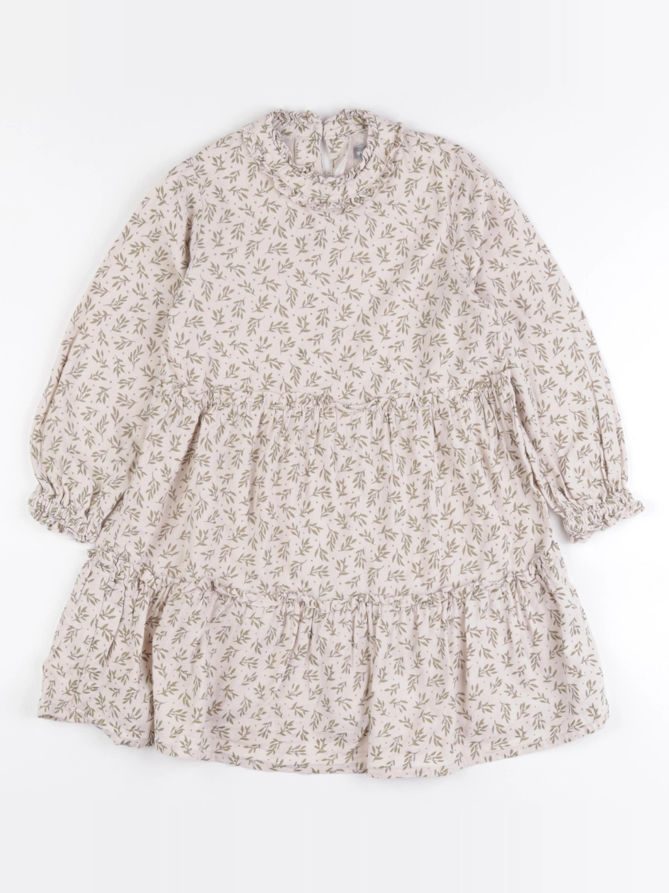 Vertbaudet - robe beige - 6 ans