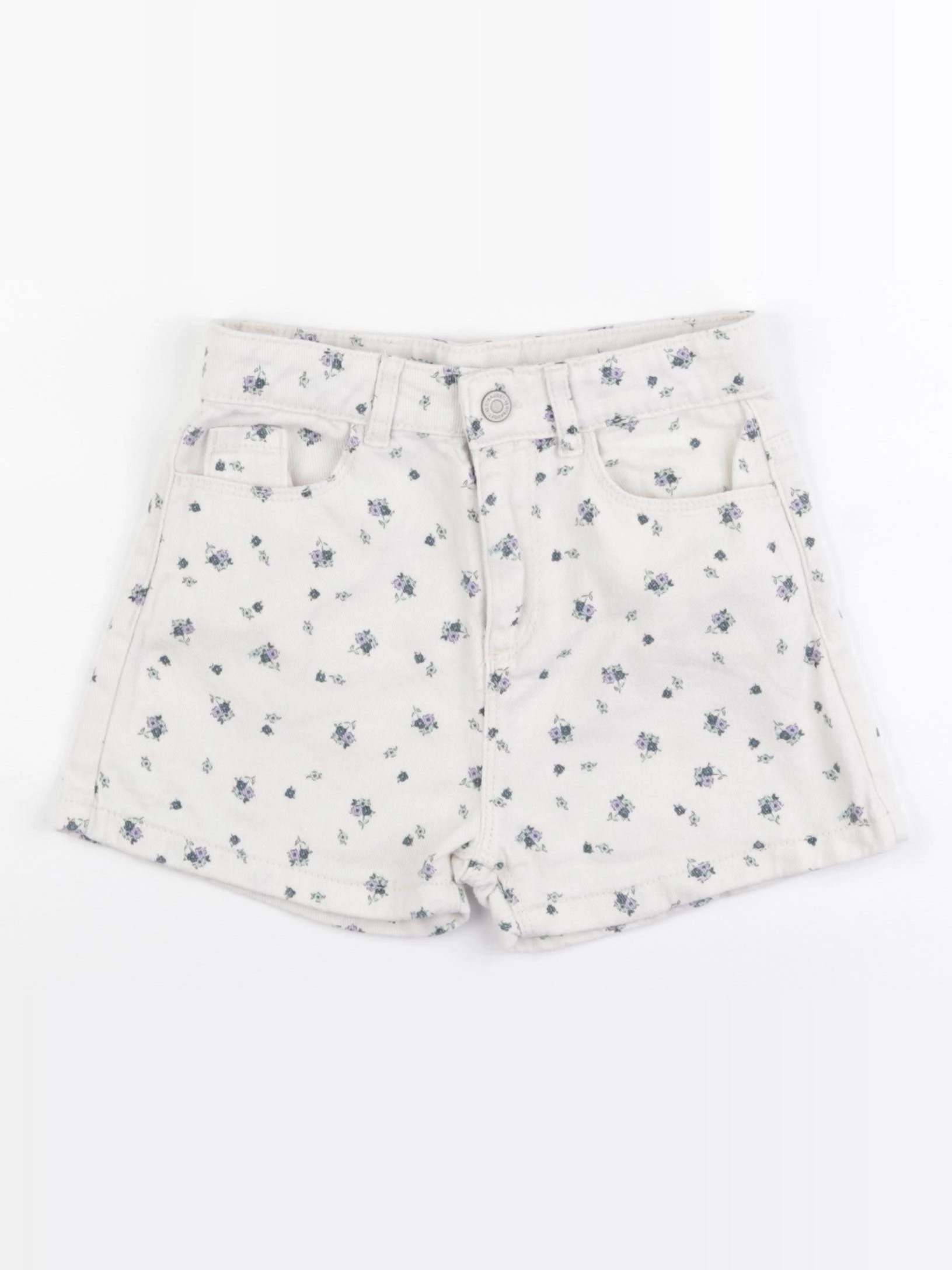 Vertbaudet - short beige - 7 ans