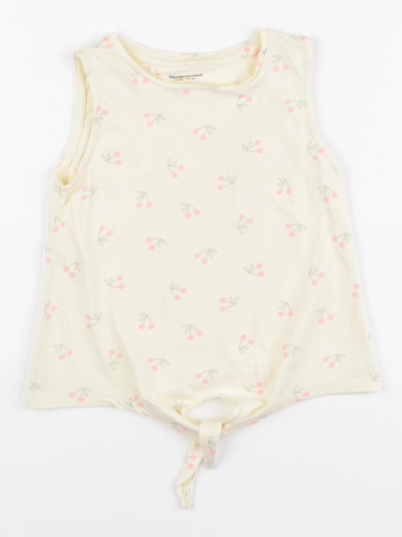 Vertbaudet - débardeur jaune - 3 ans