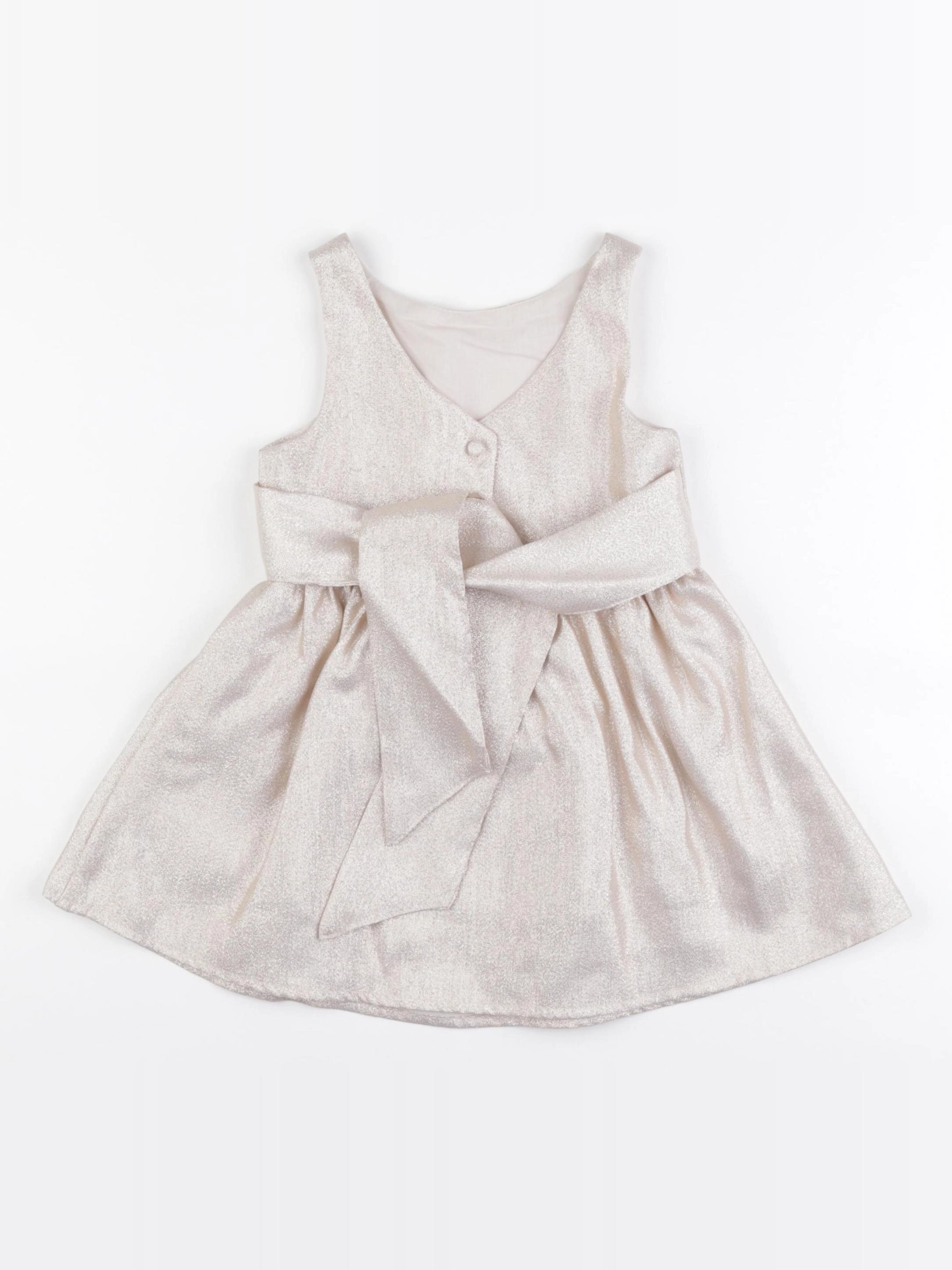 Vertbaudet - robe or - 2 ans