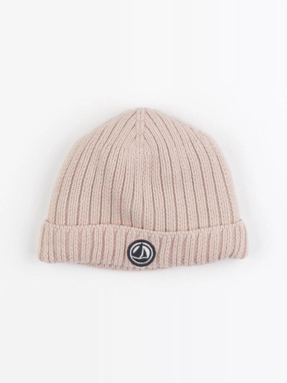 Petit Bateau - bonnet rose - 3/6 mois