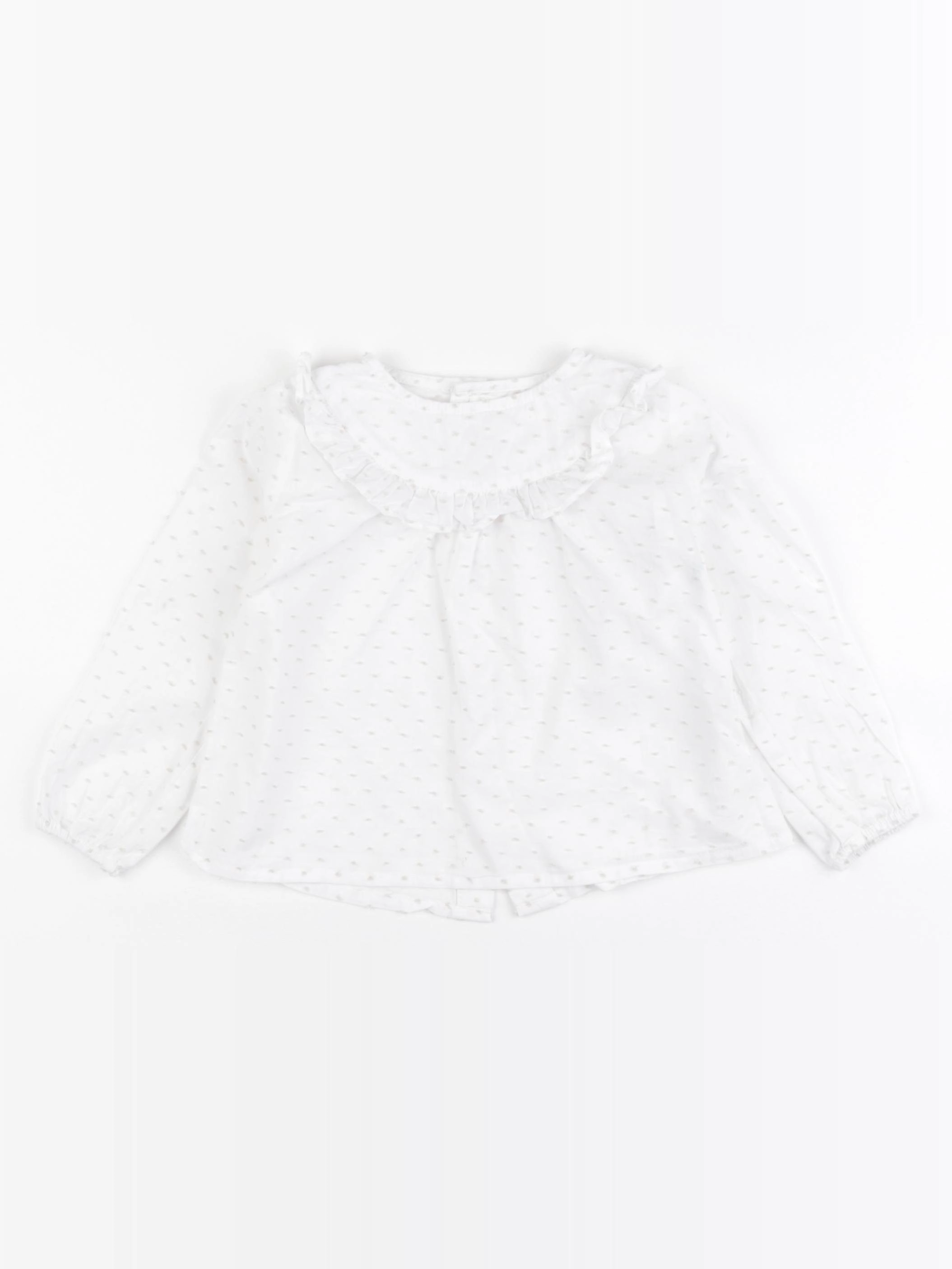 Lola Palacios - blouse blanc - 2 ans