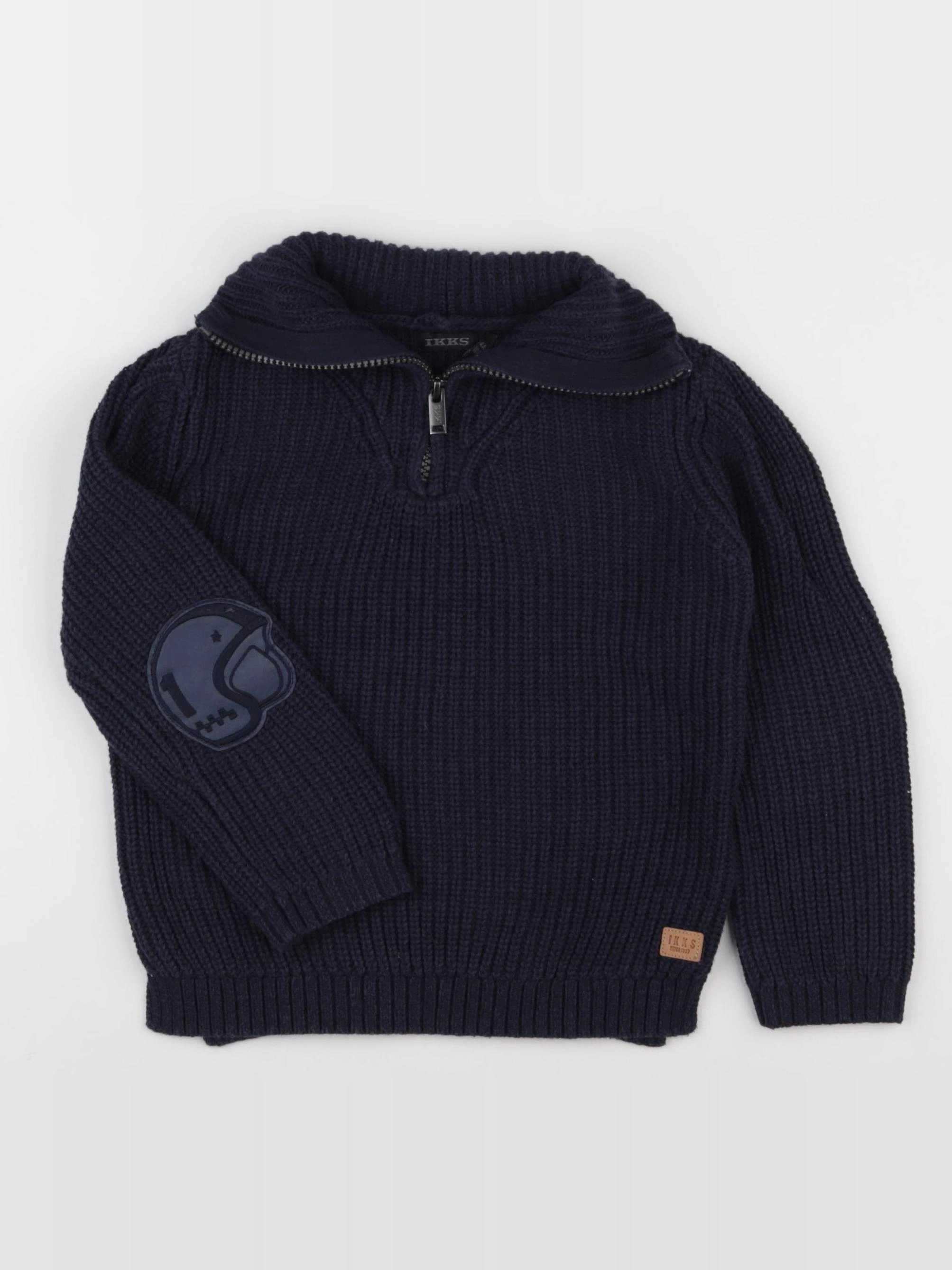 IKKS - pull bleu - 4 ans