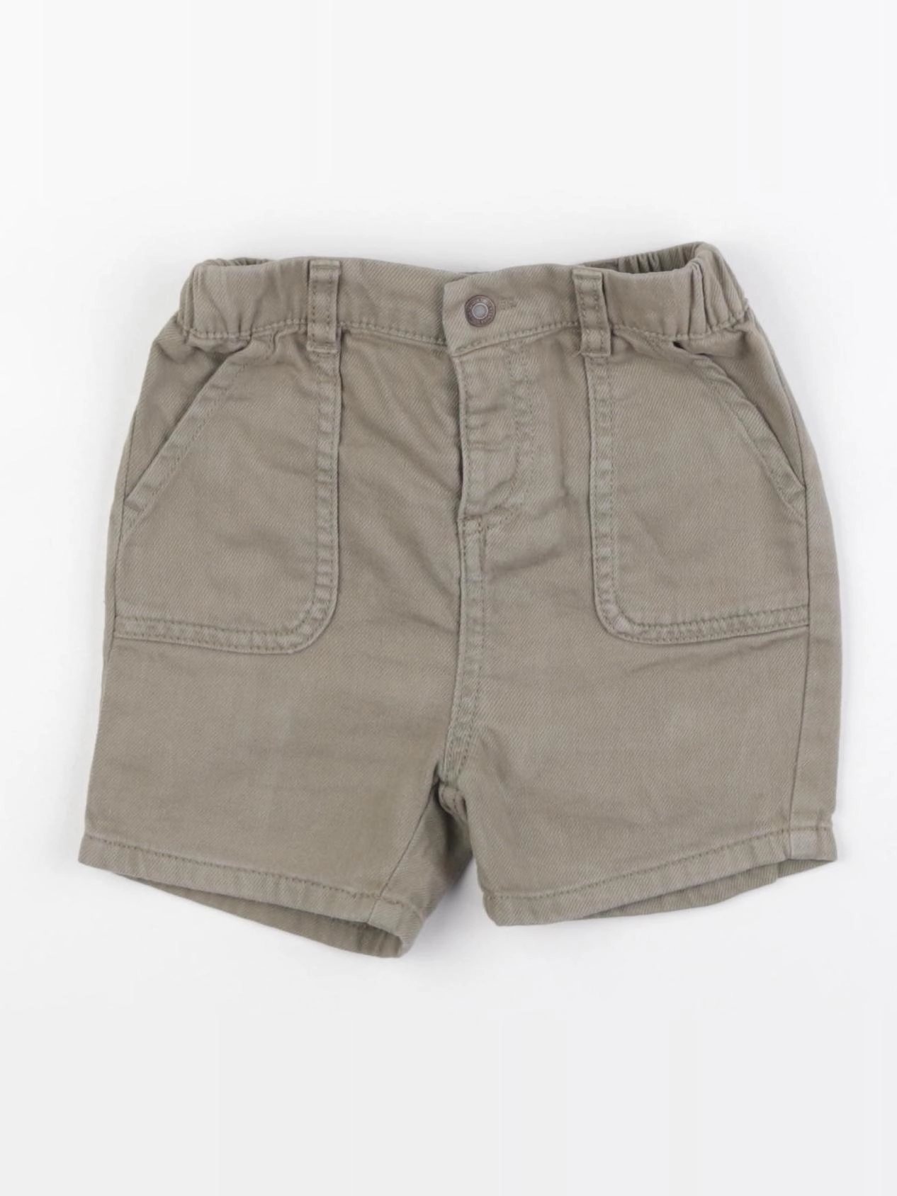 Vertbaudet - short vert - 18 mois