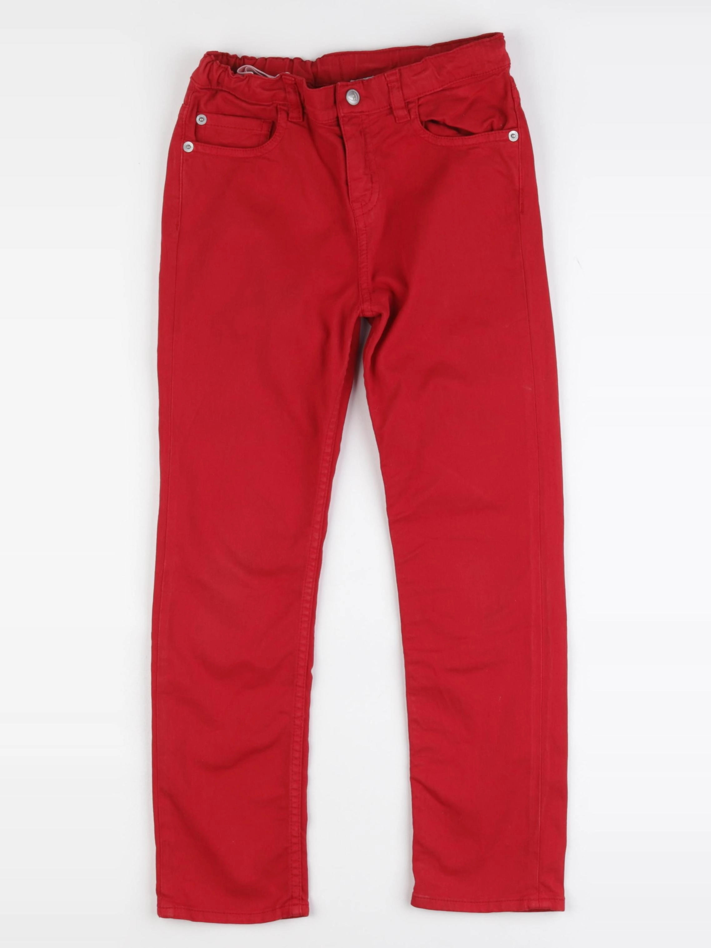 Petit Bateau - jean rouge - 8 ans