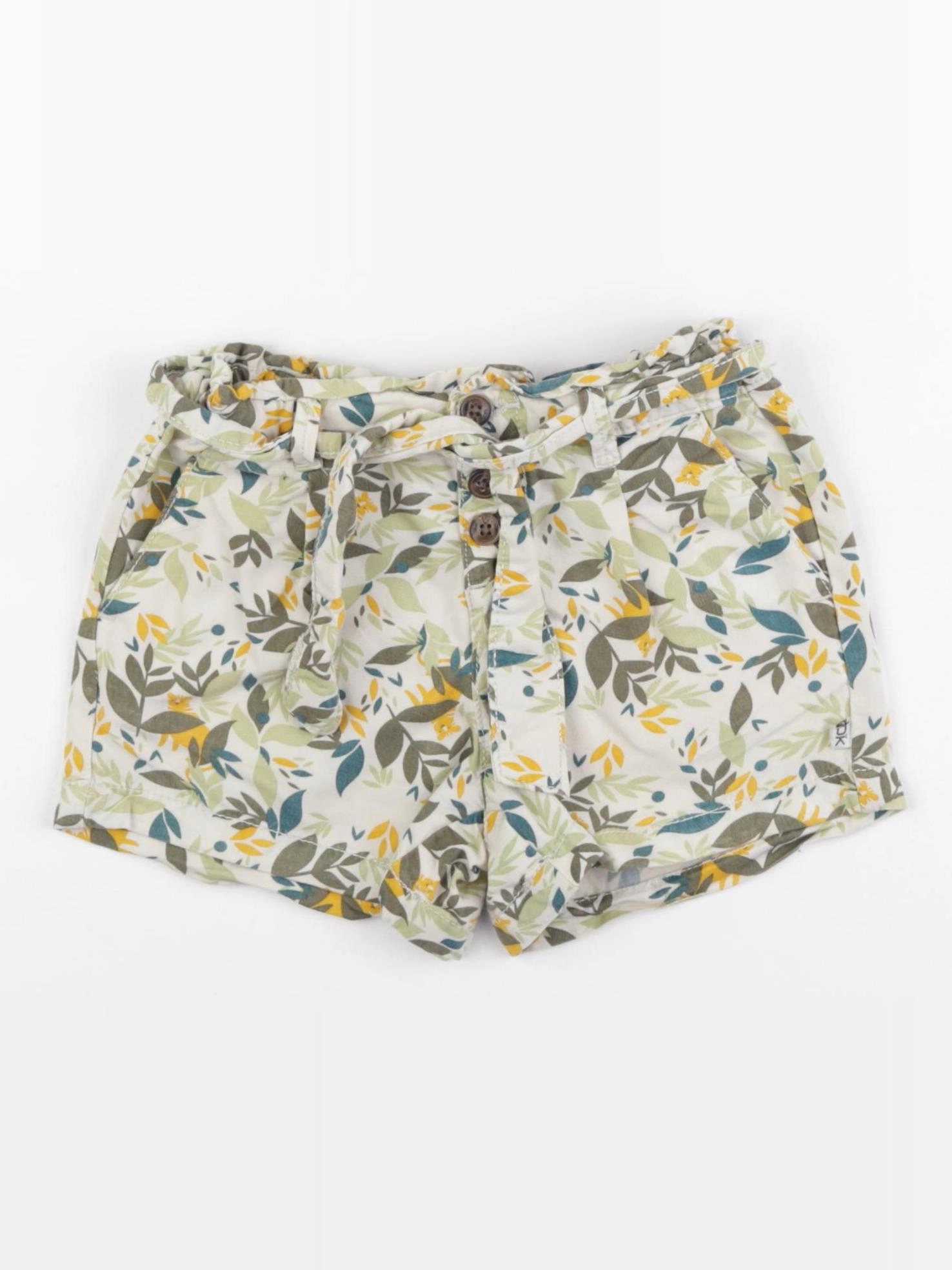 Okaidi - short jaune, vert - 4 ans