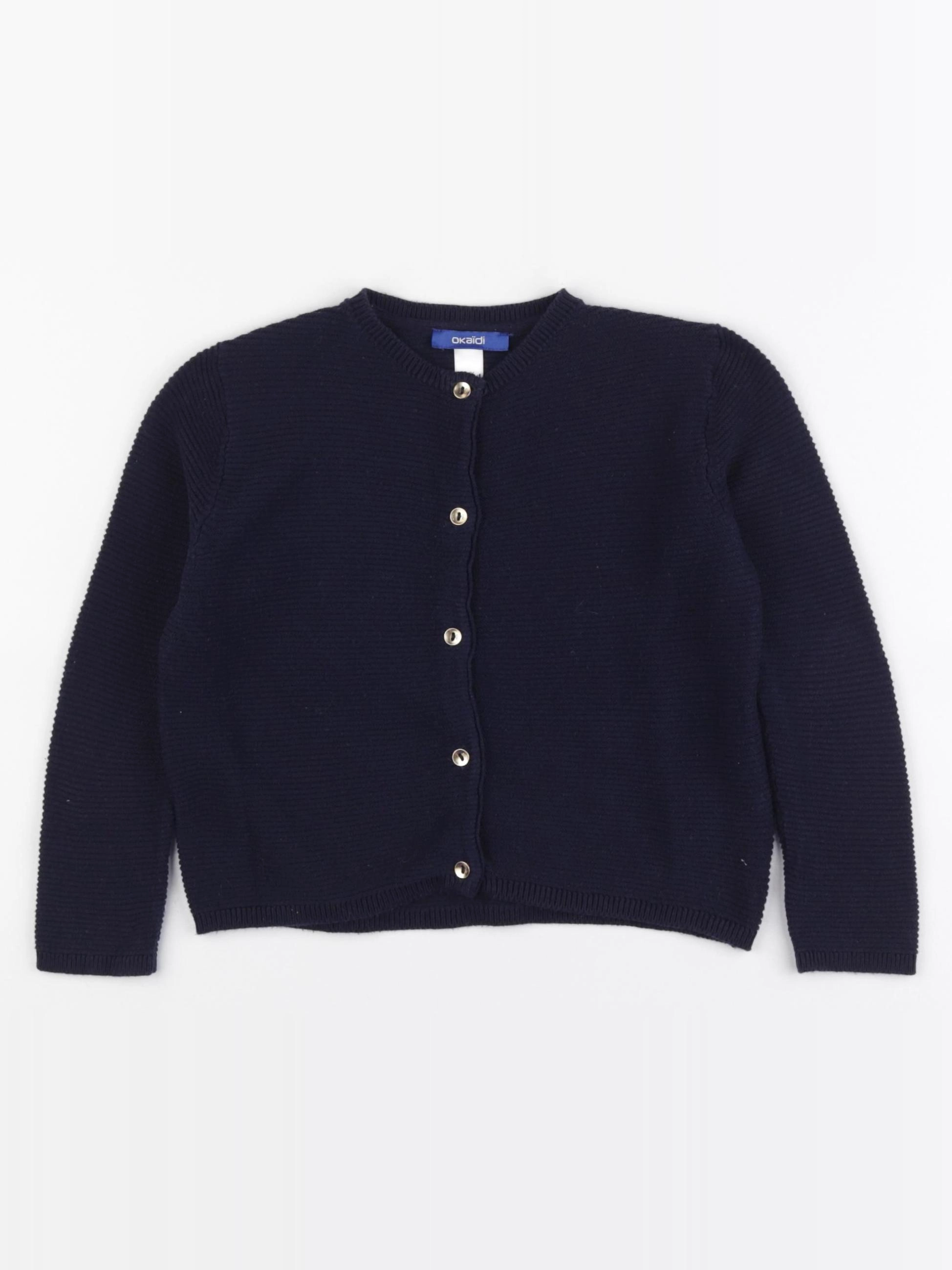 Okaidi - gilet bleu - 4 ans