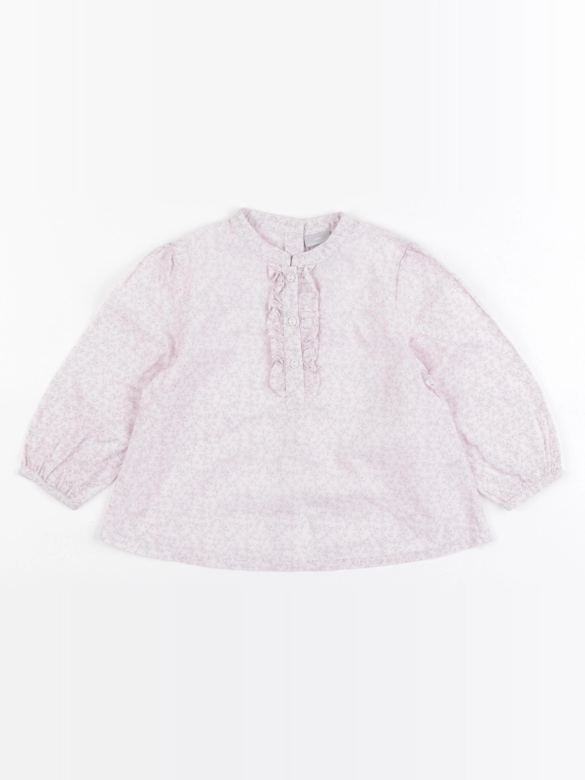 Cyrillus - blouse rose - 18 mois