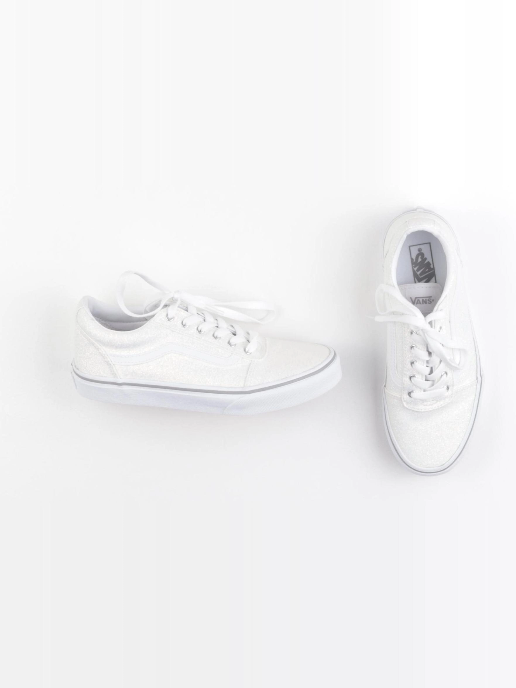 Vans - baskets blanc pailleté - pointure 36