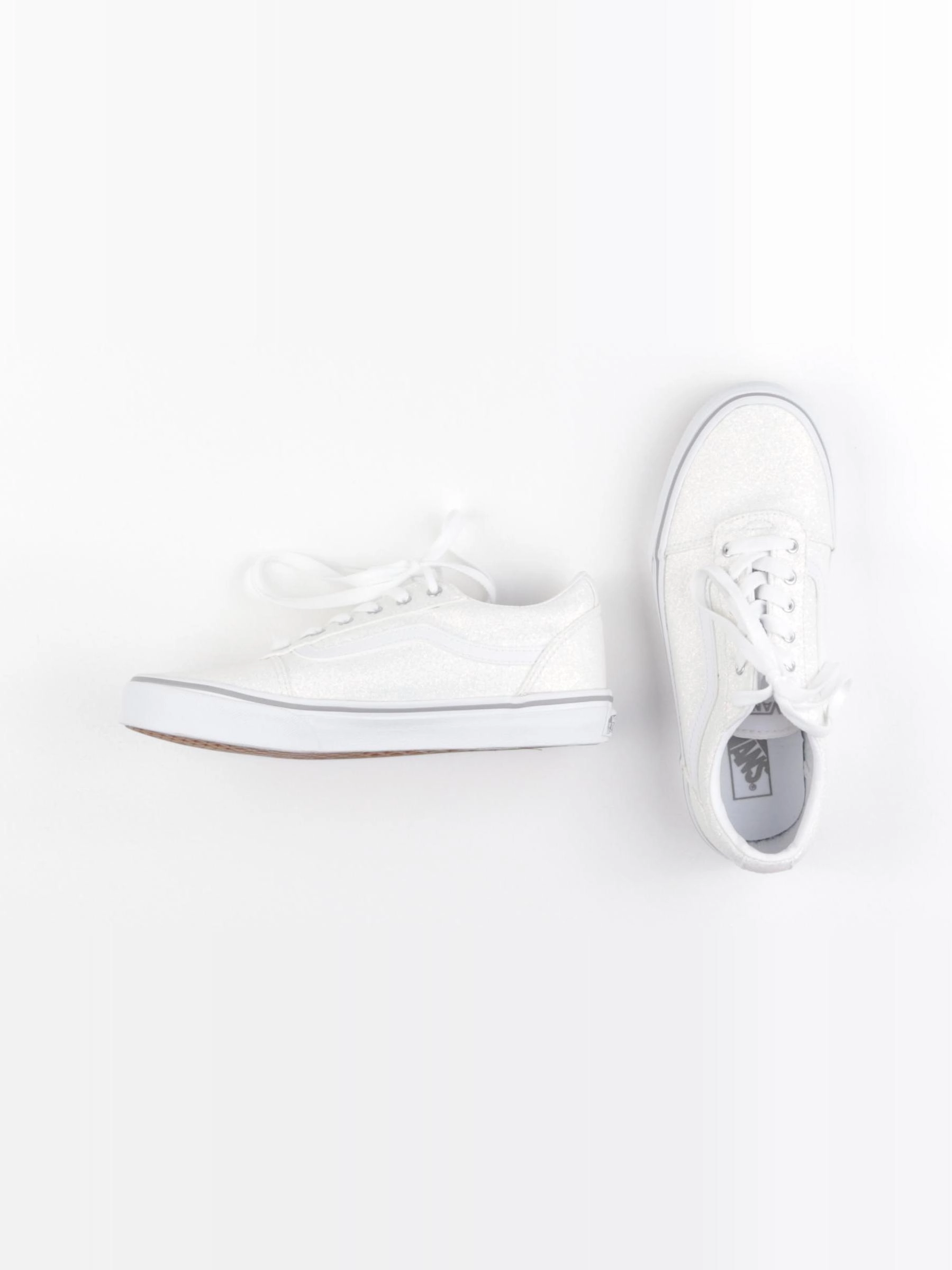 Vans - baskets blanc pailleté - pointure 36