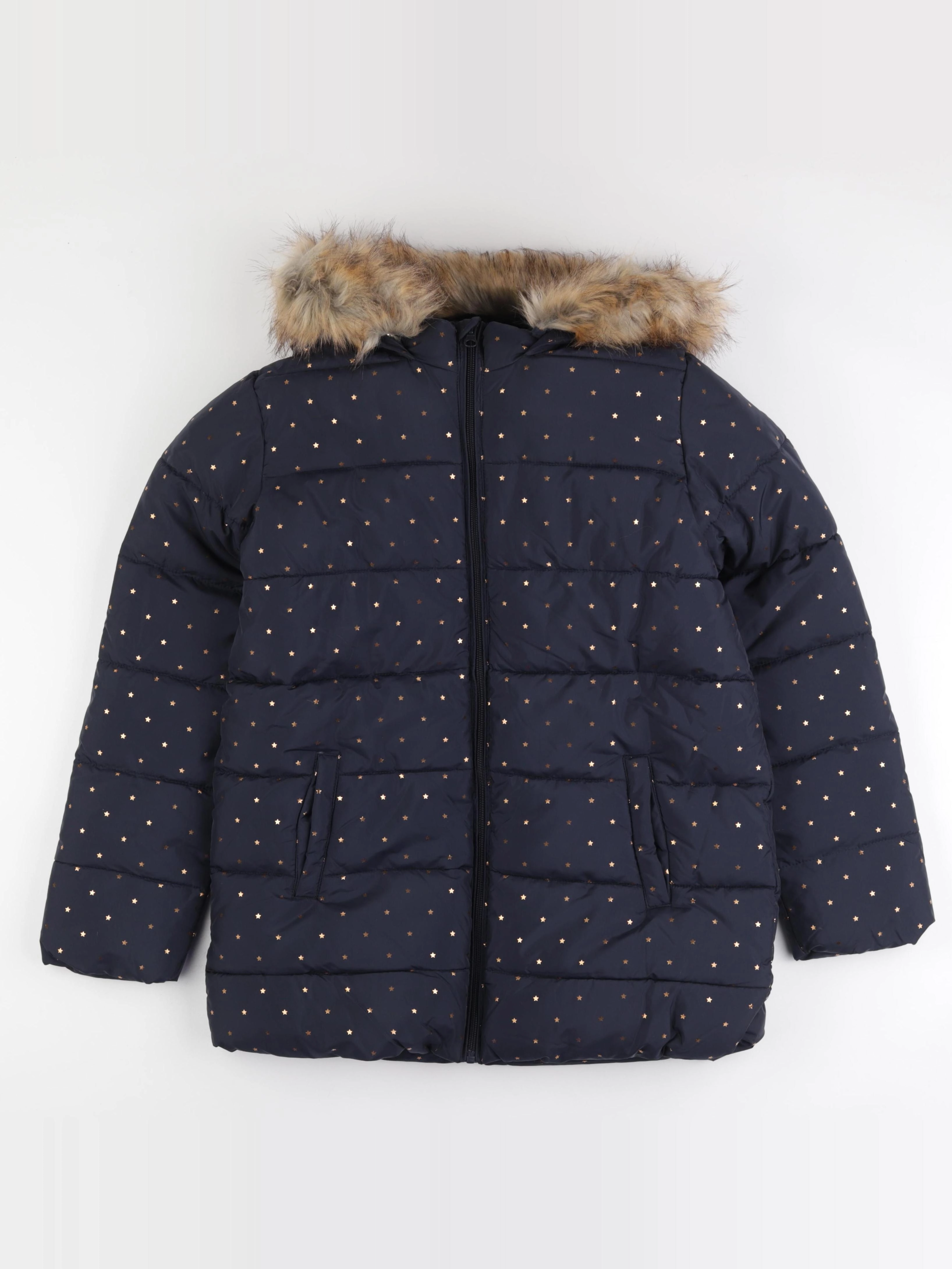 La Redoute - doudoune bleu, or - 14 ans